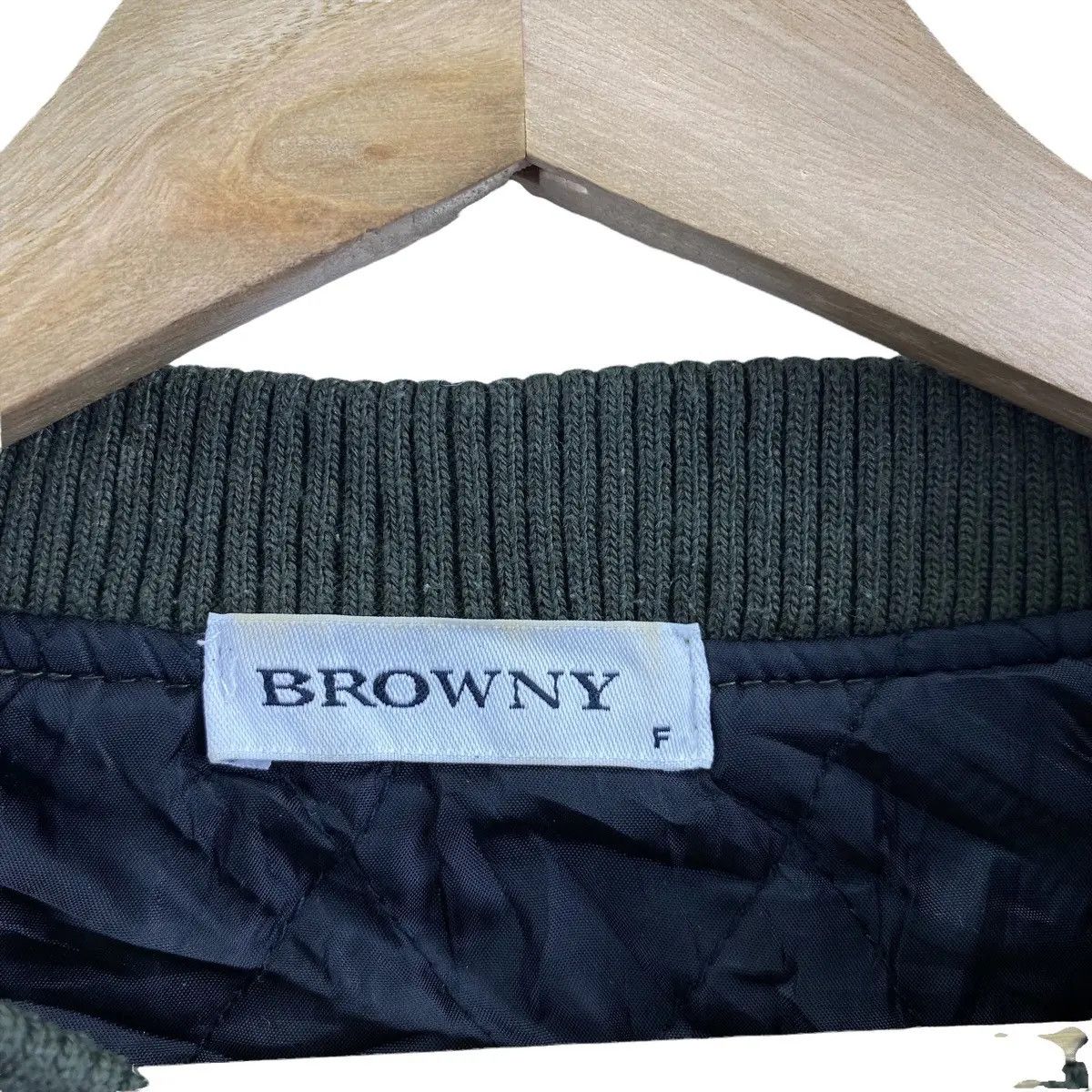 Vintage Vtg BROWNY MA-1 FLIGHT Army Military Green Jacket Size US L / EU 52-54 / 3 - 5 Thumbnail