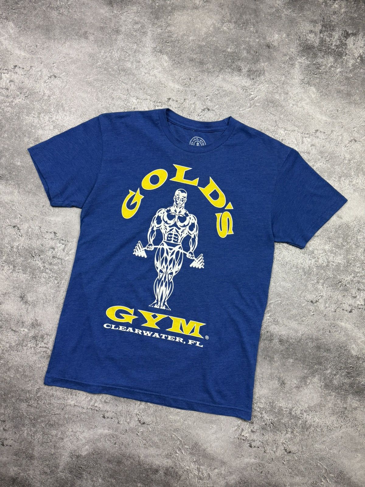 Vintage Vintage Gold’s Gym Big Logo T-Shirt Blue Y2K Streetwear Rare Size US S / EU 44-46 / 1 - 2 Thumbnail