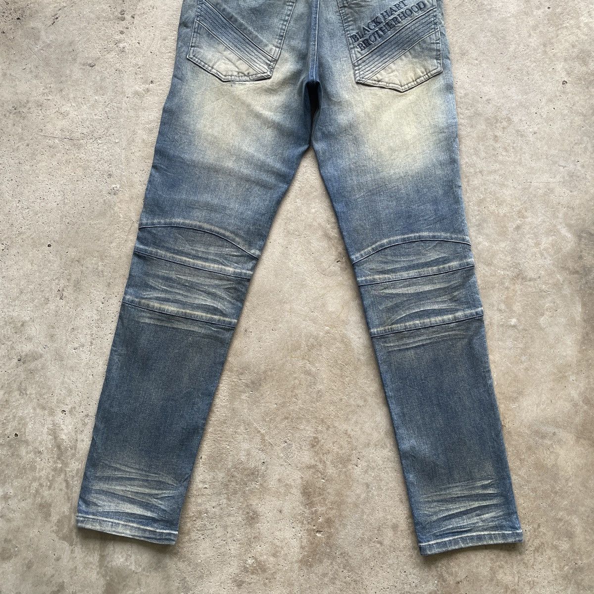 Japanese Brand Vintage Japan MCD Jeans Rusty Embroidery Denim Faded Pants Size US 31 - 11 Thumbnail