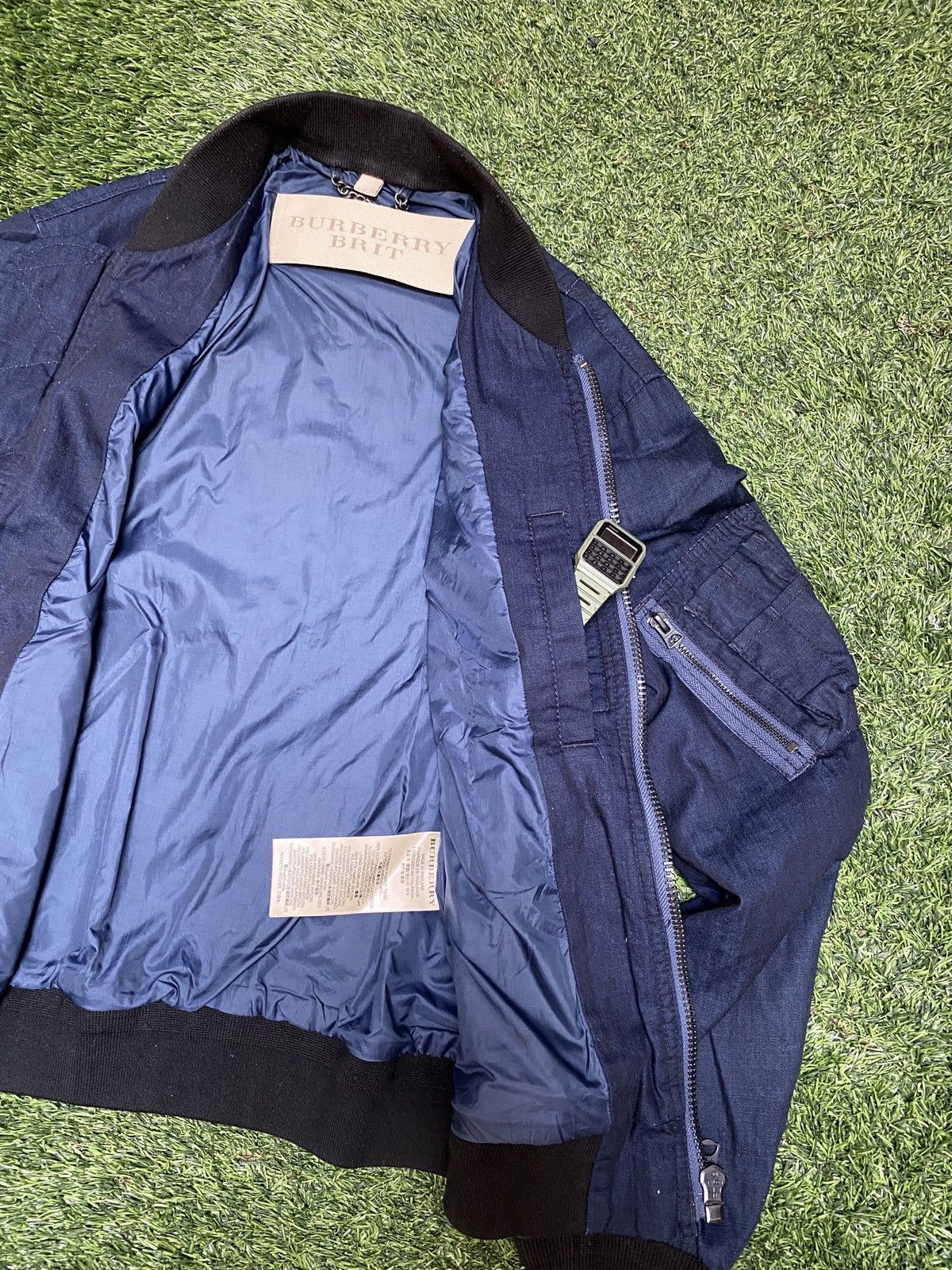 Burberry Burberry Brit Denim Bomber Jacket Size US M / EU 48-50 / 2 - 3 Thumbnail