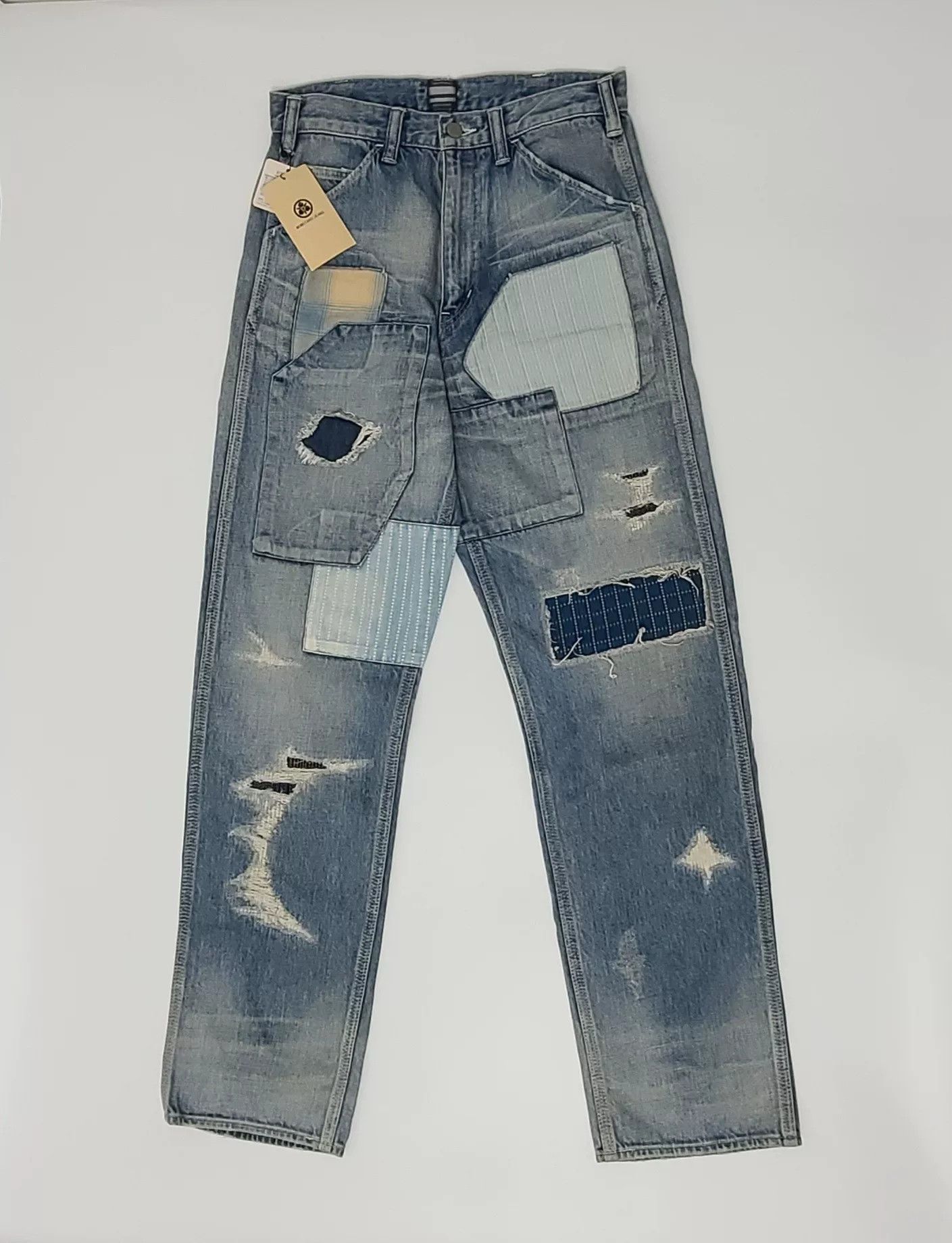Momotaro Jeans momotaro patchwork denim jeans with tags Size US 30 / EU 46 - 1 Thumbnail