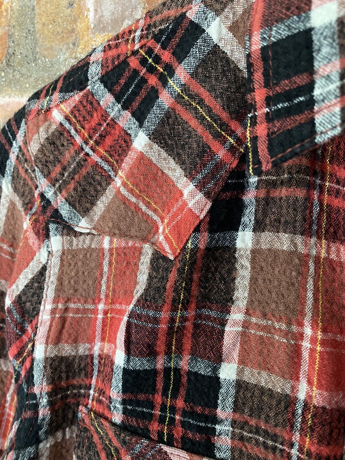 Roar Roar wrinkle mix fabric western detailing snap button Size US S / EU 44-46 / 1 - 7 Thumbnail