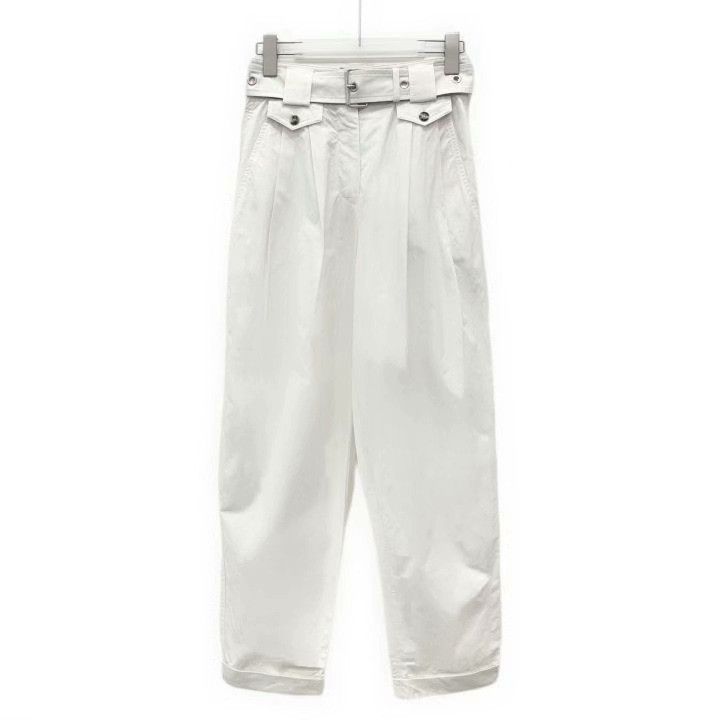 Louis Vuitton Louis Vuitton White Cotton Wide-Leg Pants Size 34" / US 12 / IT 48 - 1 Thumbnail