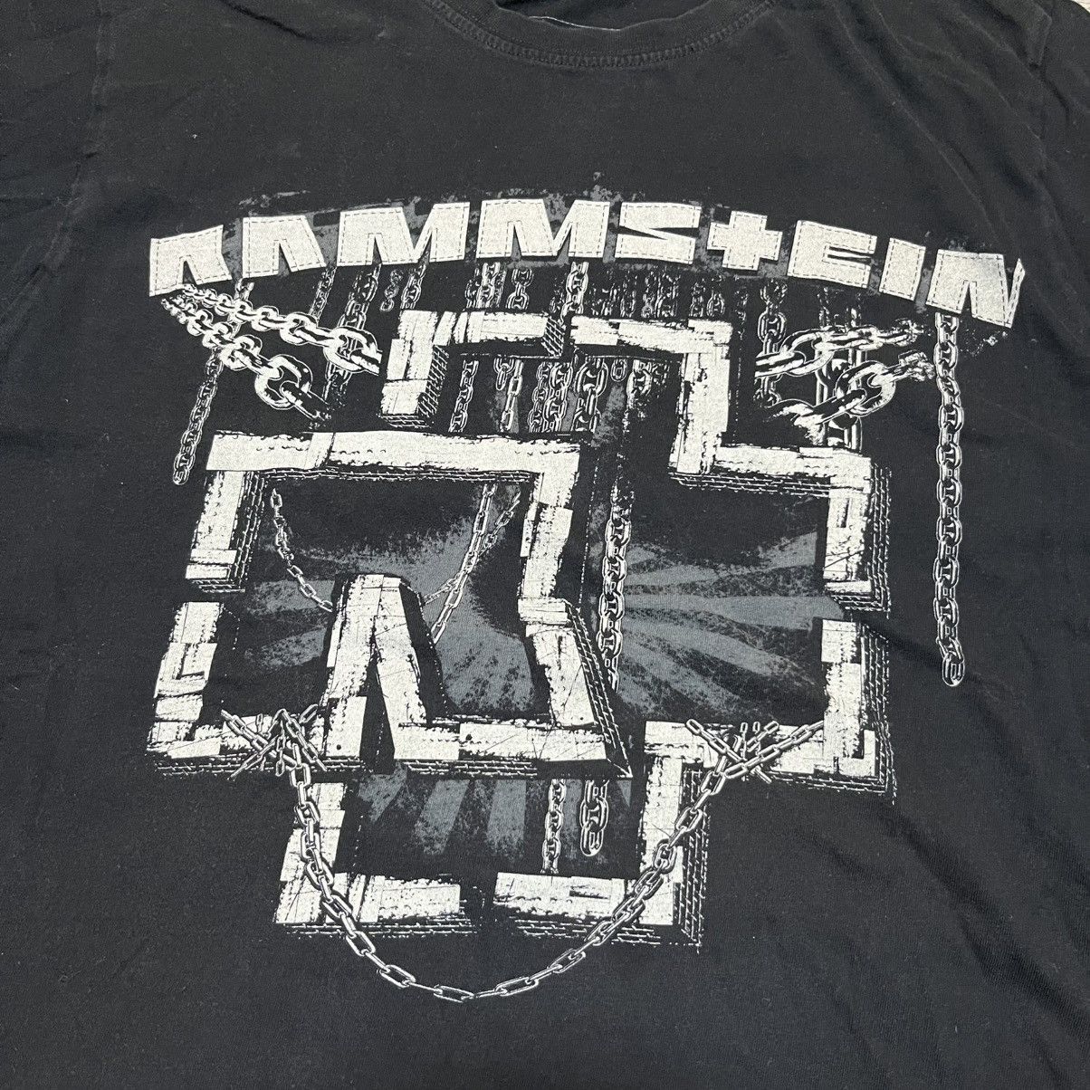 Vintage Rammstein tee merch 2000 tshirt Size US L / EU 52-54 / 3 - 3 Thumbnail
