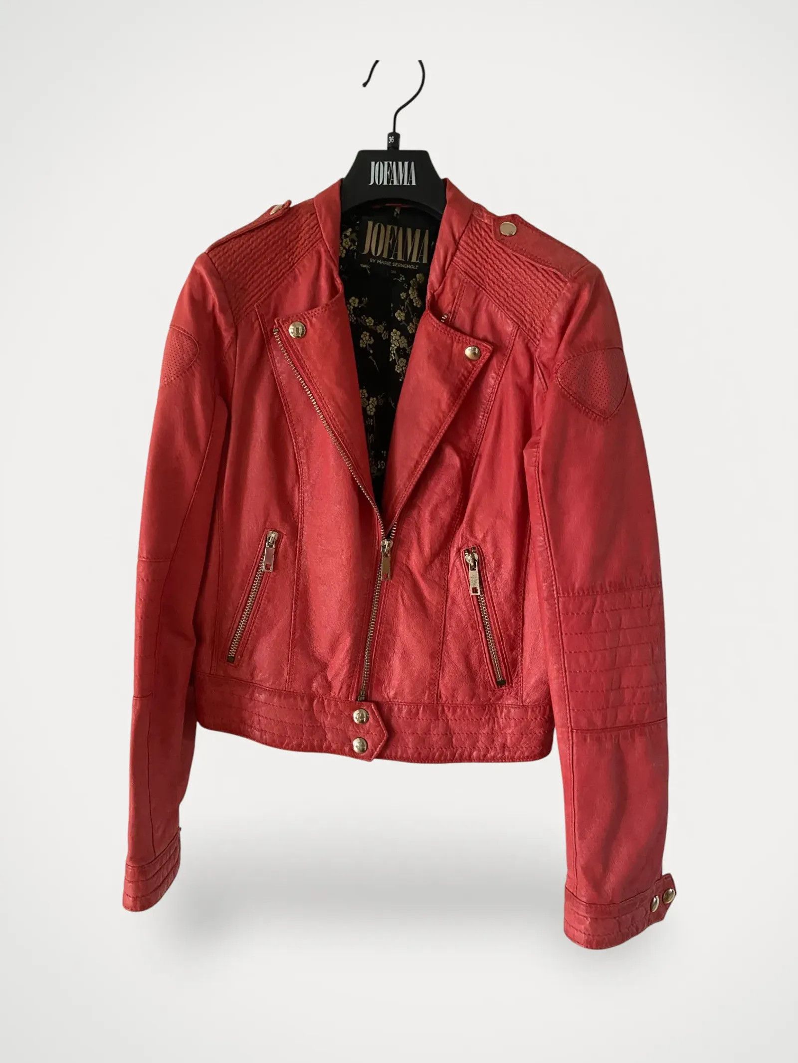 JOFAMA Jofama Jofama by Marie Serneholt Leather Jacket Size XS / US 0-2 / IT 36-38 - 1 Thumbnail