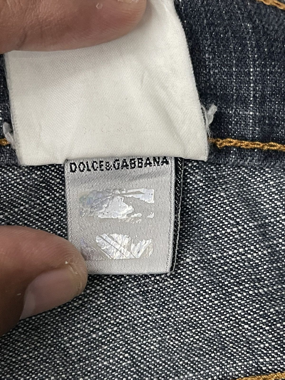 Dolce & Gabbana Dolce & Gabbana Blue Wash Distressed Denim Size US 30 / EU 46 - 14 Thumbnail