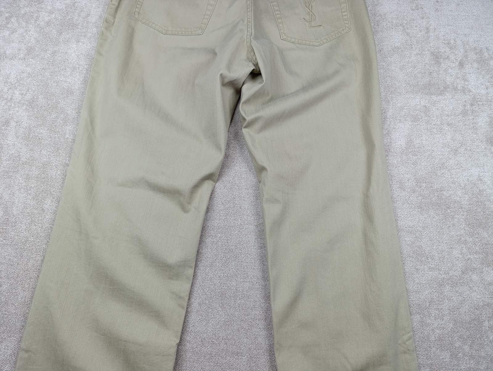 Yves Saint Laurent VINTAGE YSL YVES SAINT LAURENT BIG LOGO CHINO Y2K Size US 34 / EU 50 - 5 Thumbnail