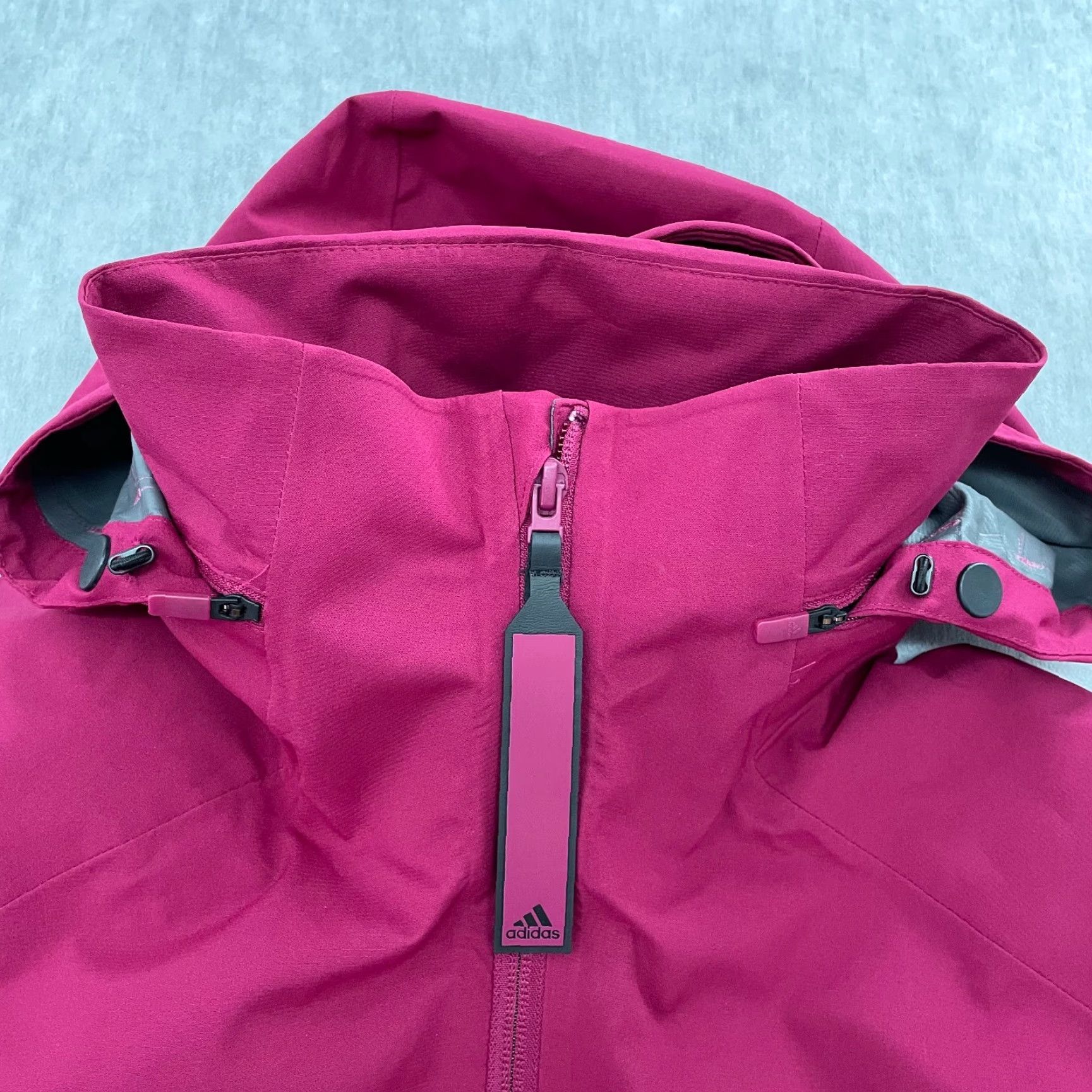 Adidas Adidas Jacket Womens Extra Small Power Berry Myshelter Raincoat Ladies XS NEW (Brand) Size XS / US 0-2 / IT 36-38 - 6 Thumbnail