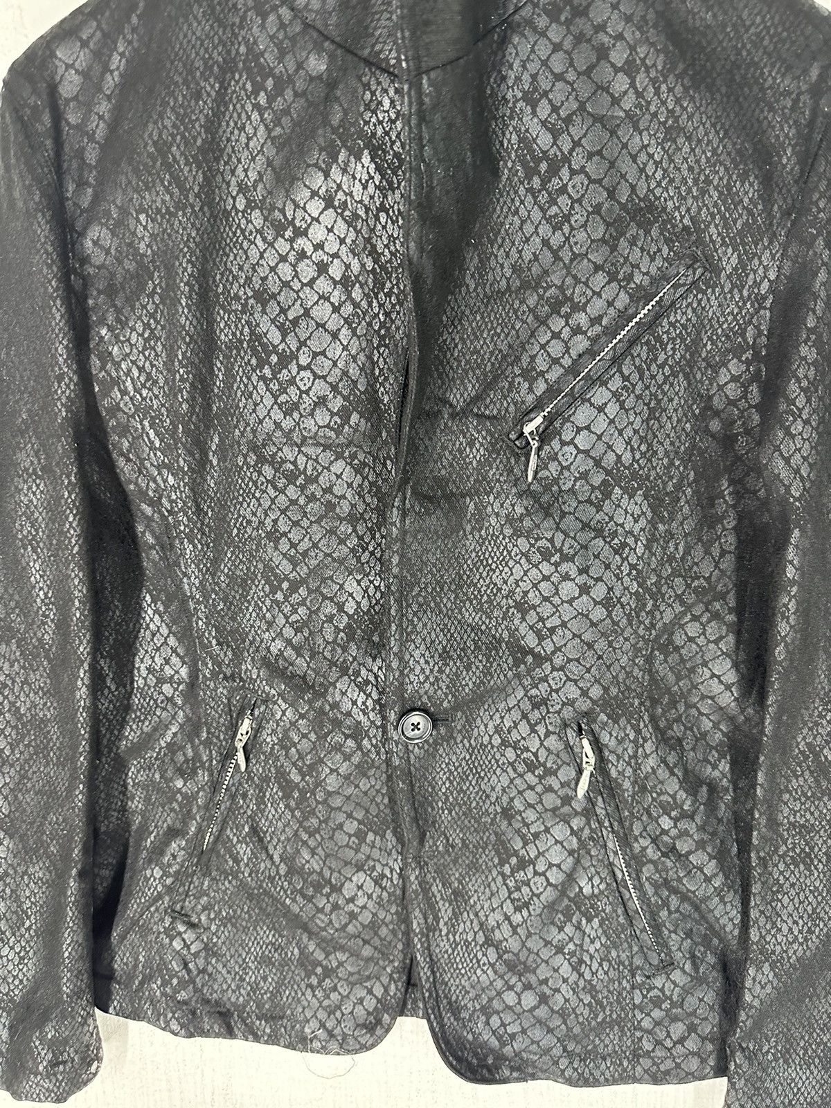 Tornado Mart Tornado Mart Refined Real Clothes Snake Skin Reptile Jacket Size US M / EU 48-50 / 2 - 8 Thumbnail
