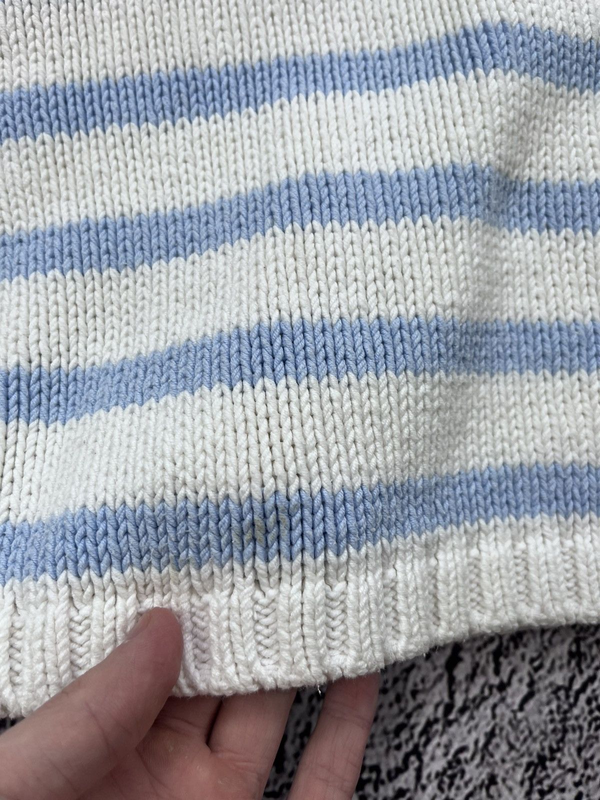 Bogner Vintage Bogner zip soft striped sweater luxury Size S / US 4 / IT 40 - 5 Thumbnail