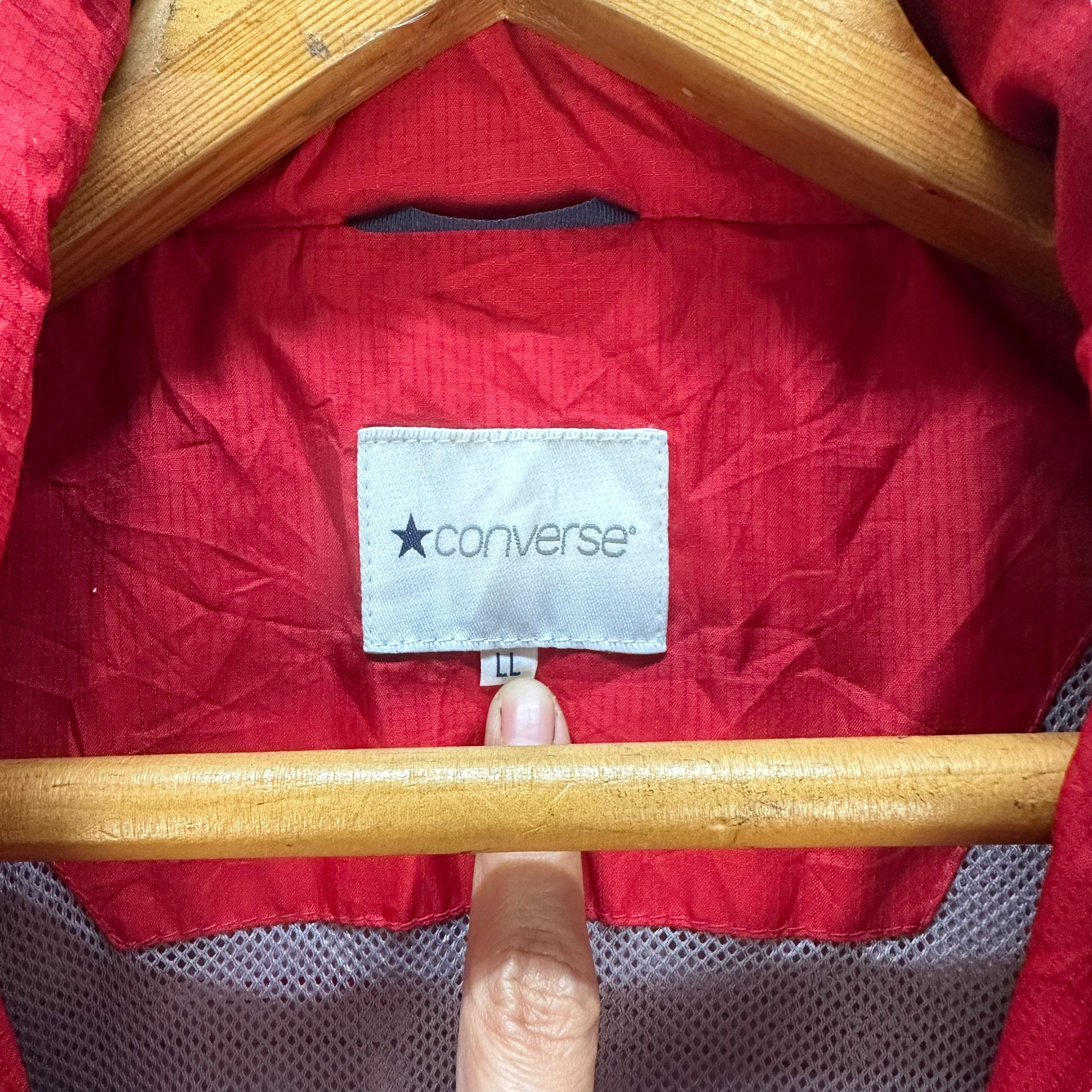 Converse COVERSE RED WINDBREAKER JACKET #7990-195 Size US L / EU 52-54 / 3 - 7 Thumbnail
