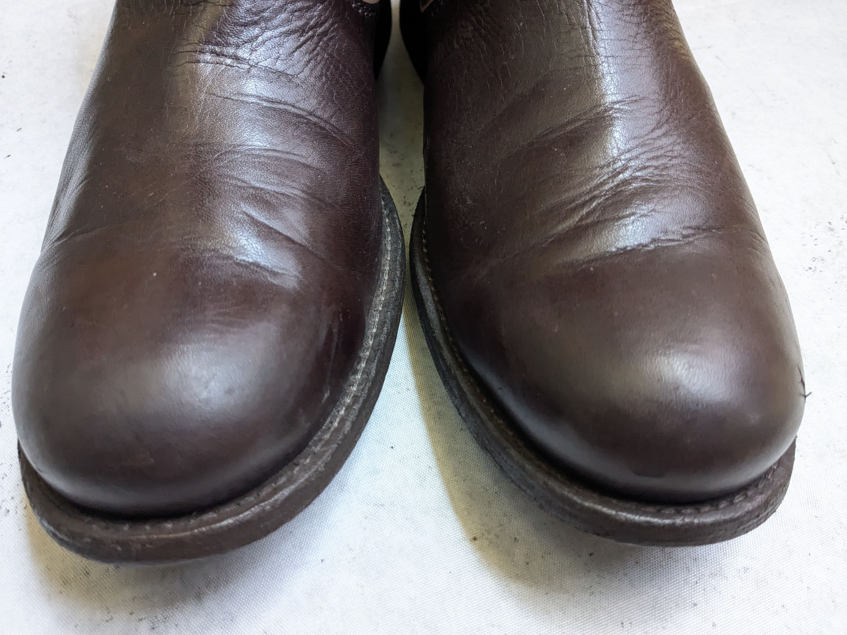 Frye Frye Harness Boots Brown 8.5 D Leather Size US 8.5 / EU 41-42 - 3 Thumbnail