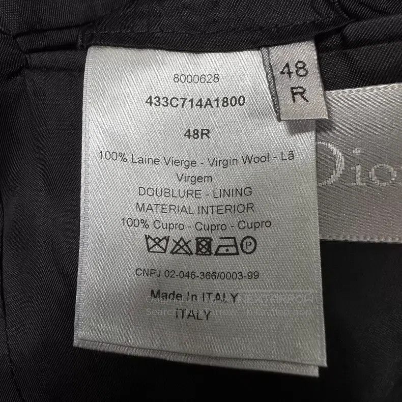 Dior Dior Black Peak Lapel Wool Suit Jacket Size US M / EU 48-50 / 2 - 5 Thumbnail