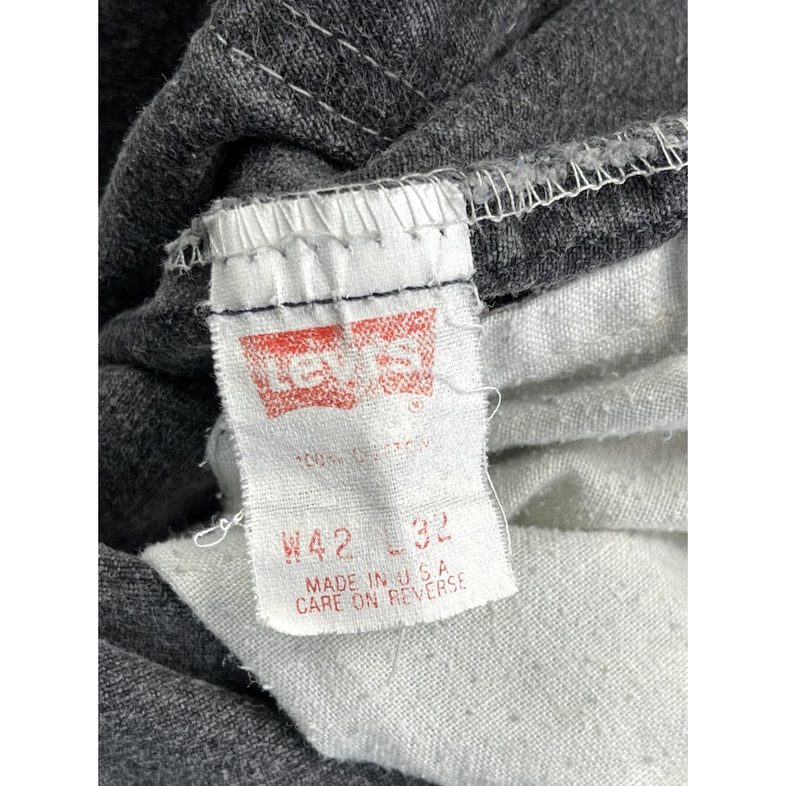 Levi's VINTAGE Levi's 540 Jeans Mens Regular 36-38 Black Denim USA Made 90s Size US 36 / EU 52 - 3 Thumbnail