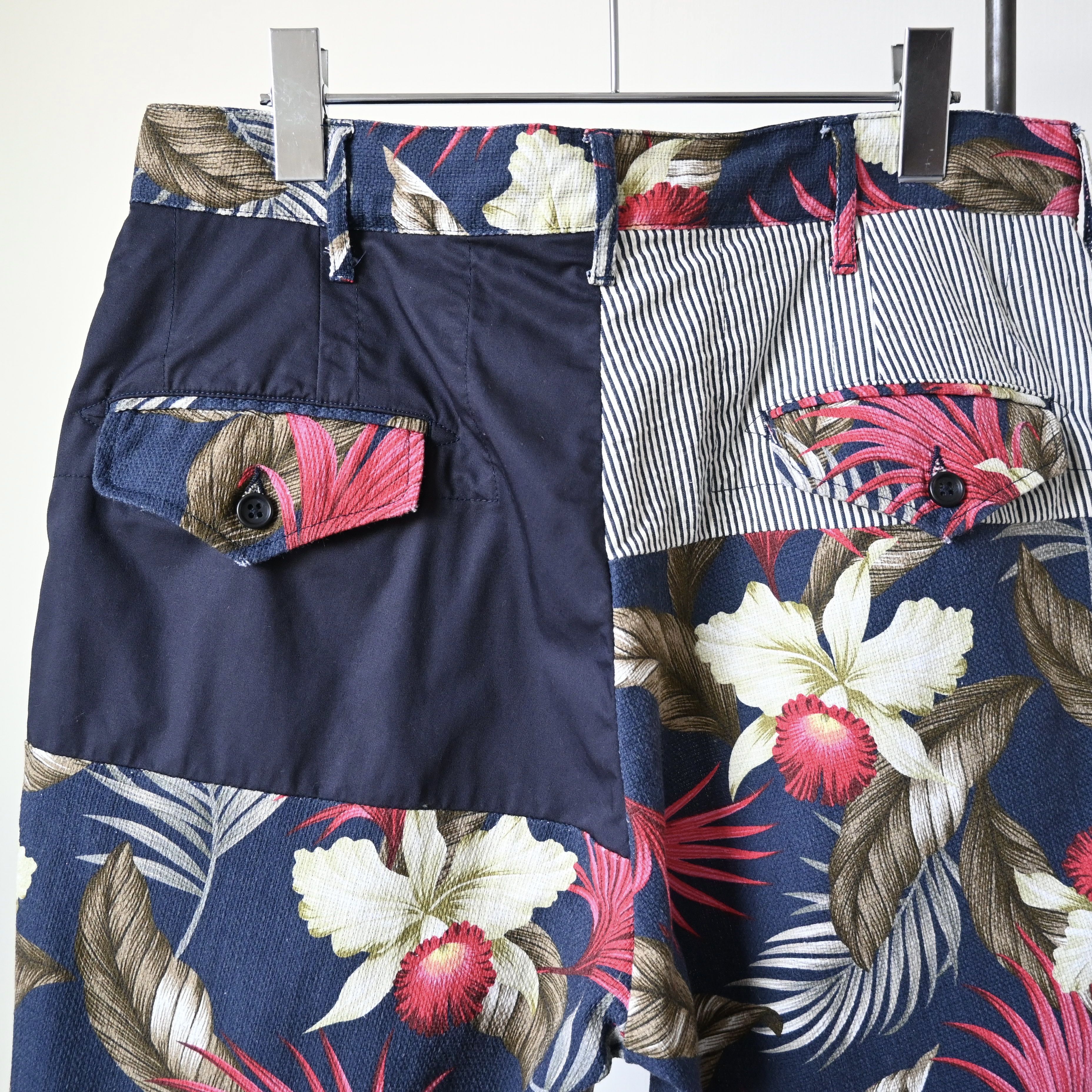 Engineered Garments Engineered Garments "Ghurka Short", Hawaiian patchwork, S Size US 32 / EU 48 - 8 Thumbnail