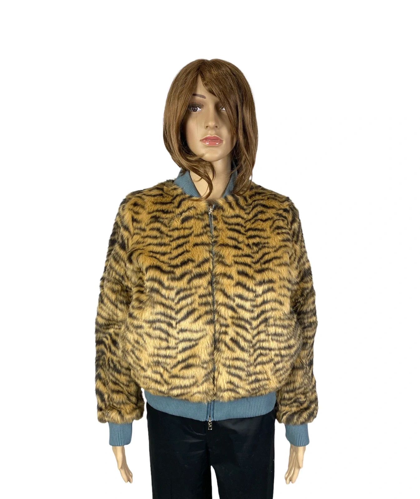 Stella McCartney Stella McCartney Faux Fur Bomber Animal Print Size S / US 4 / IT 40 - 1 Thumbnail