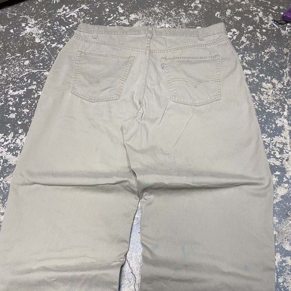 JNCO × Levi's × Vintage Vintage Levi’s Silvertab Baggy Tan Pants 90s Size US 40 / EU 56 - 11 Thumbnail