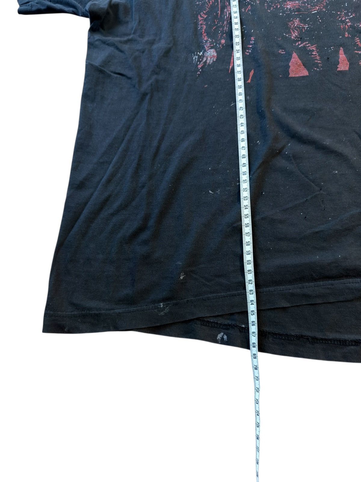 Band Tees 90s THRASHED VTG TEE CRADLE OF FILTH DISTRESSED METAL Size US XL / EU 56 / 4 - 6 Thumbnail
