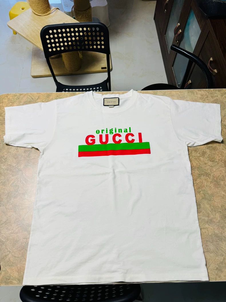 Gucci Gucci Logo letter print short-sleeved T-shirt 2503-Nextarro Size US M / EU 48-50 / 2 - 1 Thumbnail