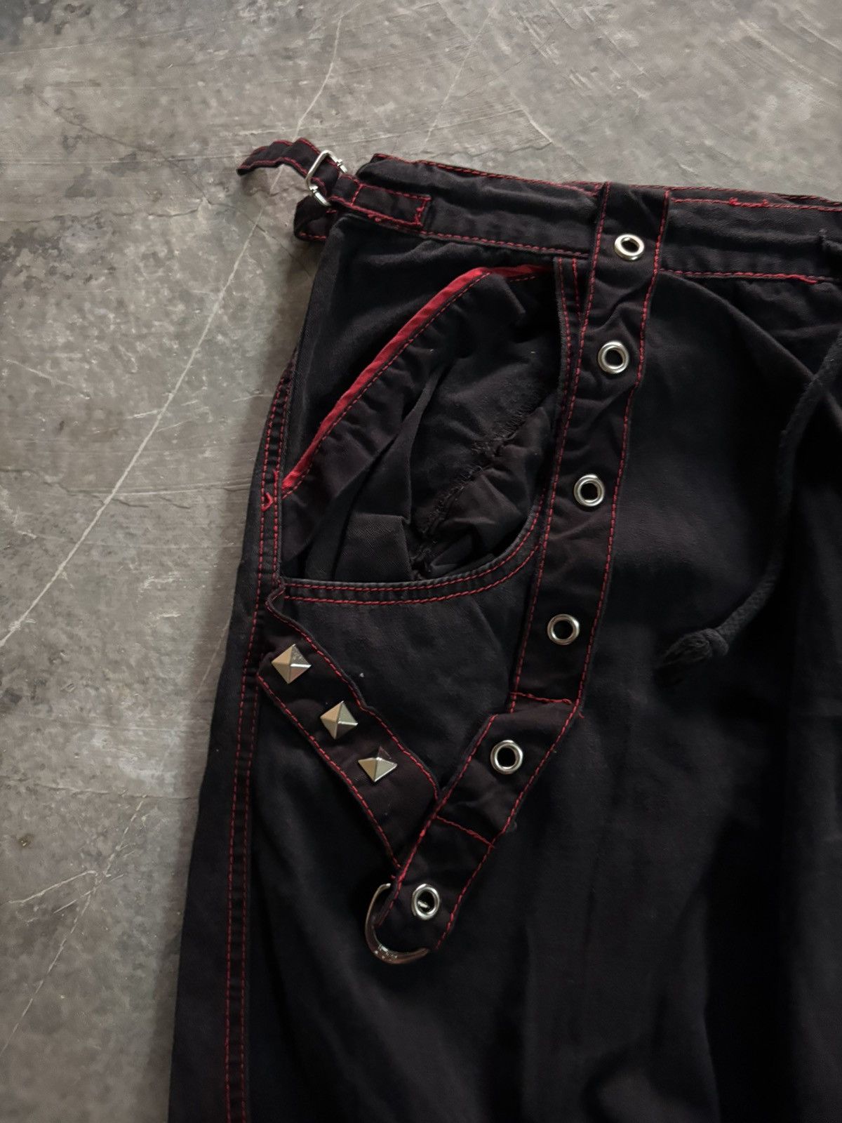Tripp NYC 🔥🤡SUPER RARE BAGGY TRIPP NYC ICP VERSION RAVER GOTHIC PANT🤡🔥 Size US 42 / EU 58 - 8 Thumbnail