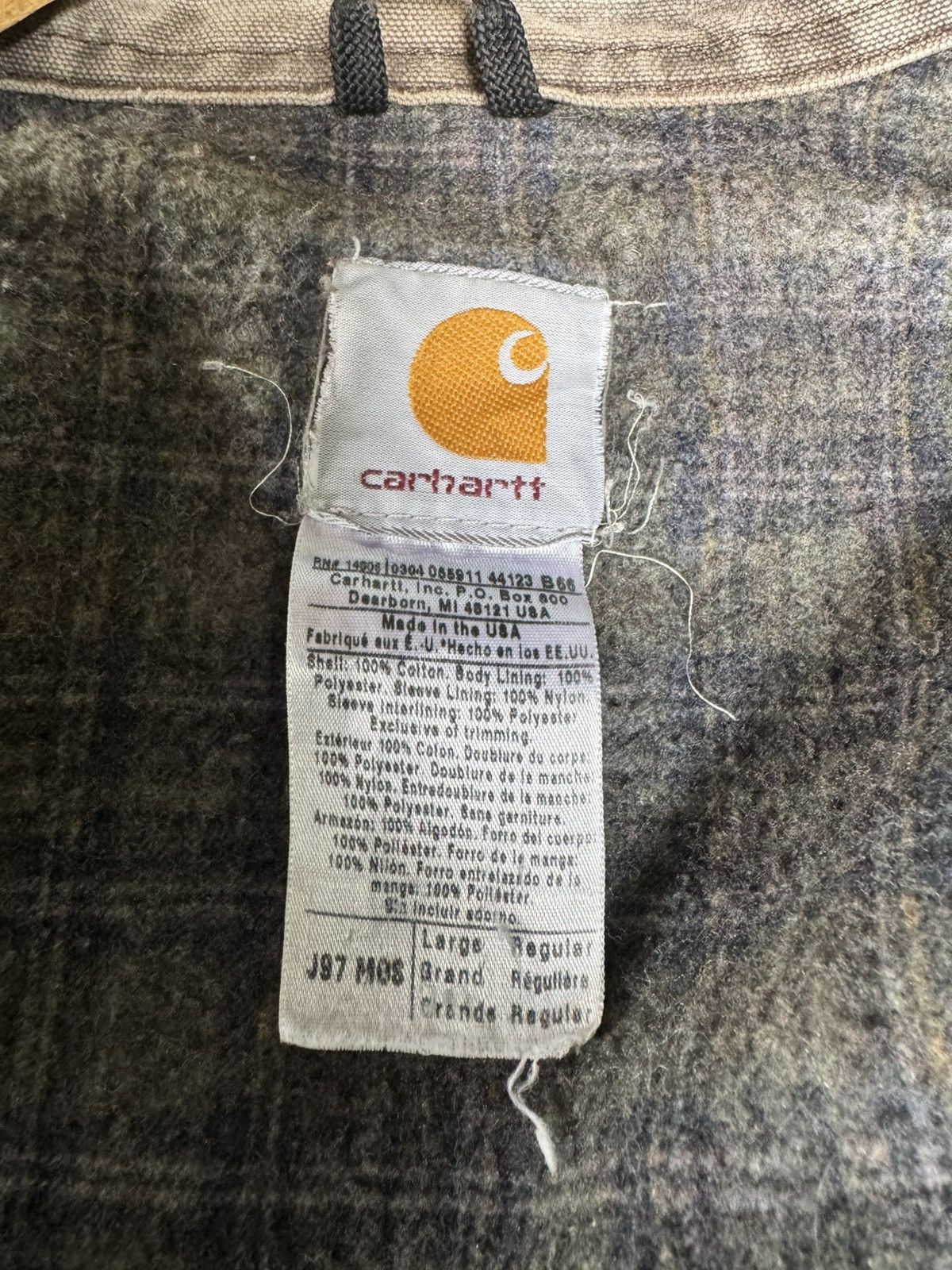 Carhartt Vintage carhartt detroit jacket Size US L / EU 52-54 / 3 - 4 Thumbnail