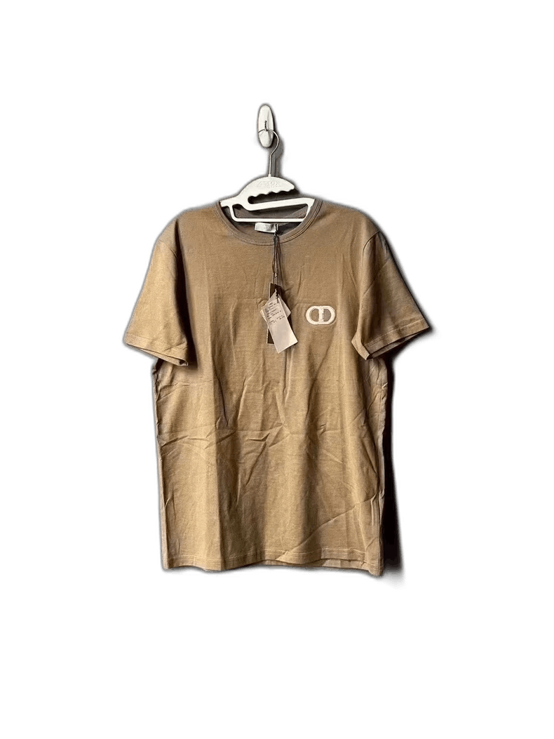 Dior Brown CD Embroidered Short Sleeve Shirt Size US XS / EU 42 / 0 - 1 Thumbnail