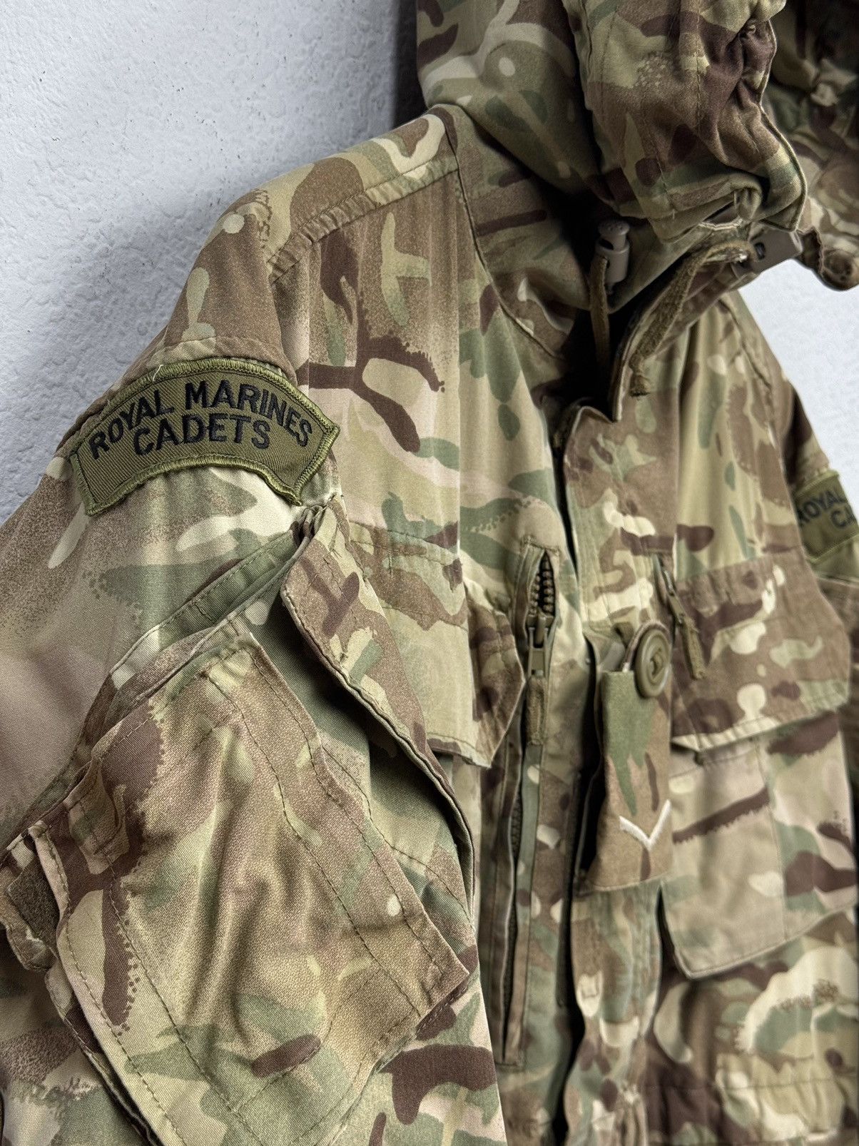 Marithe + Francois Girbaud Vintage Military Army British Jacket MA-1 90s Ralph Lauren Size US L / EU 52-54 / 3 - 3 Thumbnail