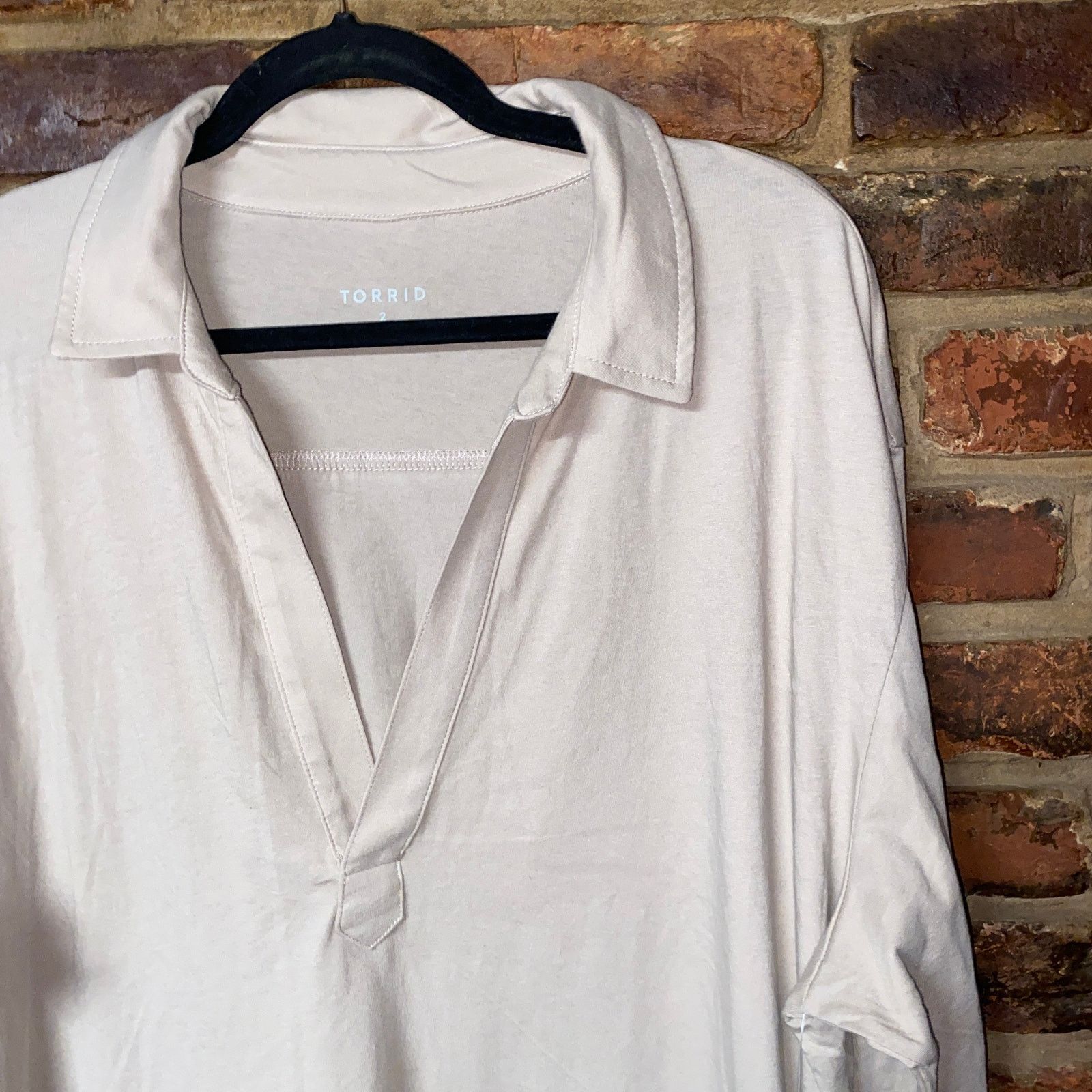 Torrid NWT Torrid Tea Stain Heritage Jersey Long Sleeve Tee 2 2X Size XXL / US 16-18 / IT 52-54 - 3 Thumbnail