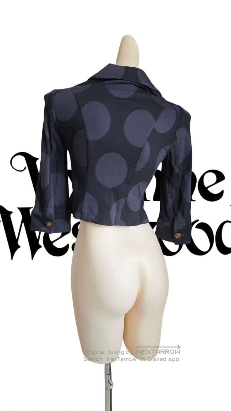 Vivienne Westwood Vivienne Westwood Vintage polka dot peplum collar jacket Size L / US 10 / IT 46 - 6 Thumbnail