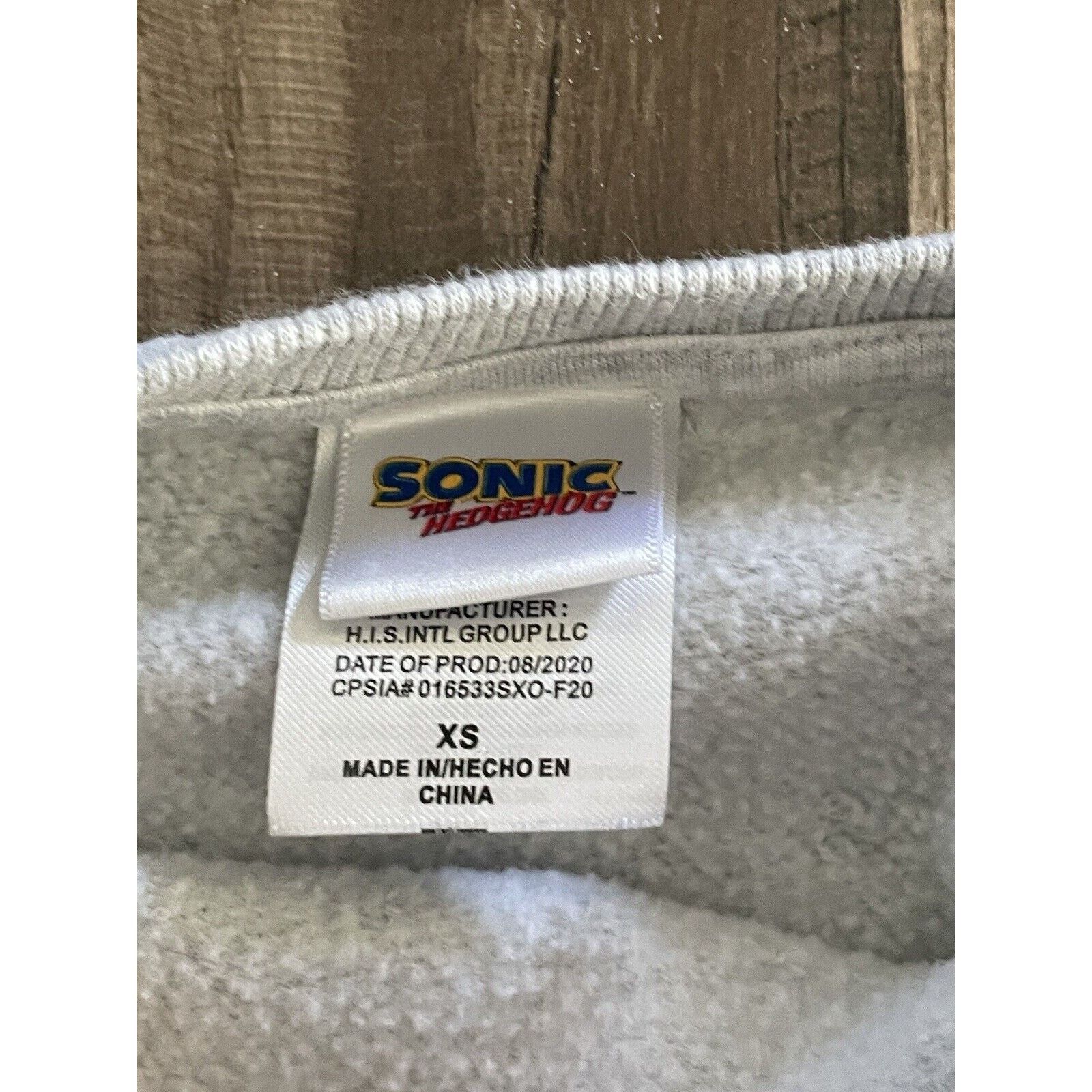 Vintage Boys Sonic the Hedgehog Crewneck Extra Small Gray Size US XS / EU 42 / 0 - 3 Thumbnail