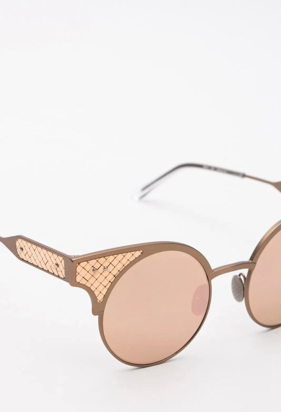 Bottega Veneta 25 / 30 LIMITED EDITION BV15 18K ROSE GOLD FILLED SUNGLASSES Size ONE SIZE - 7 Thumbnail