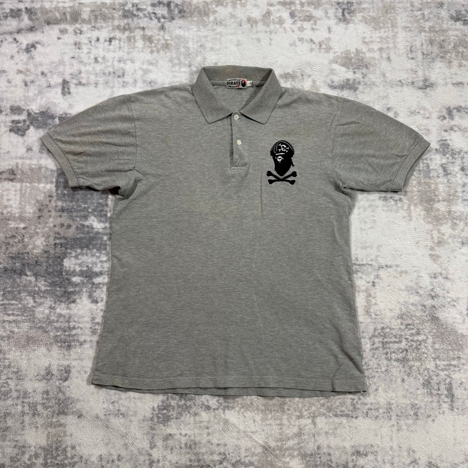 Bape Authentic Bape 2000's Pirate Store Crossbones Polo L Size US L / EU 52-54 / 3 - 1 Thumbnail