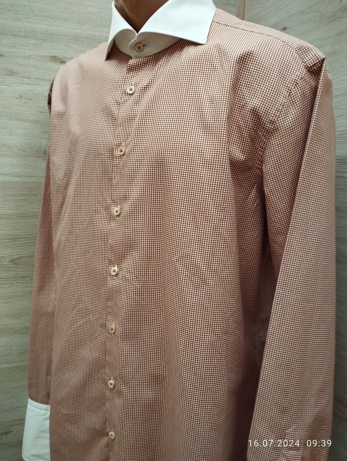 Strenstroms Stenstroms Men's Dress Shirt Size L/XL 17 43 Size US XL / EU 56 / 4 - 2 Thumbnail