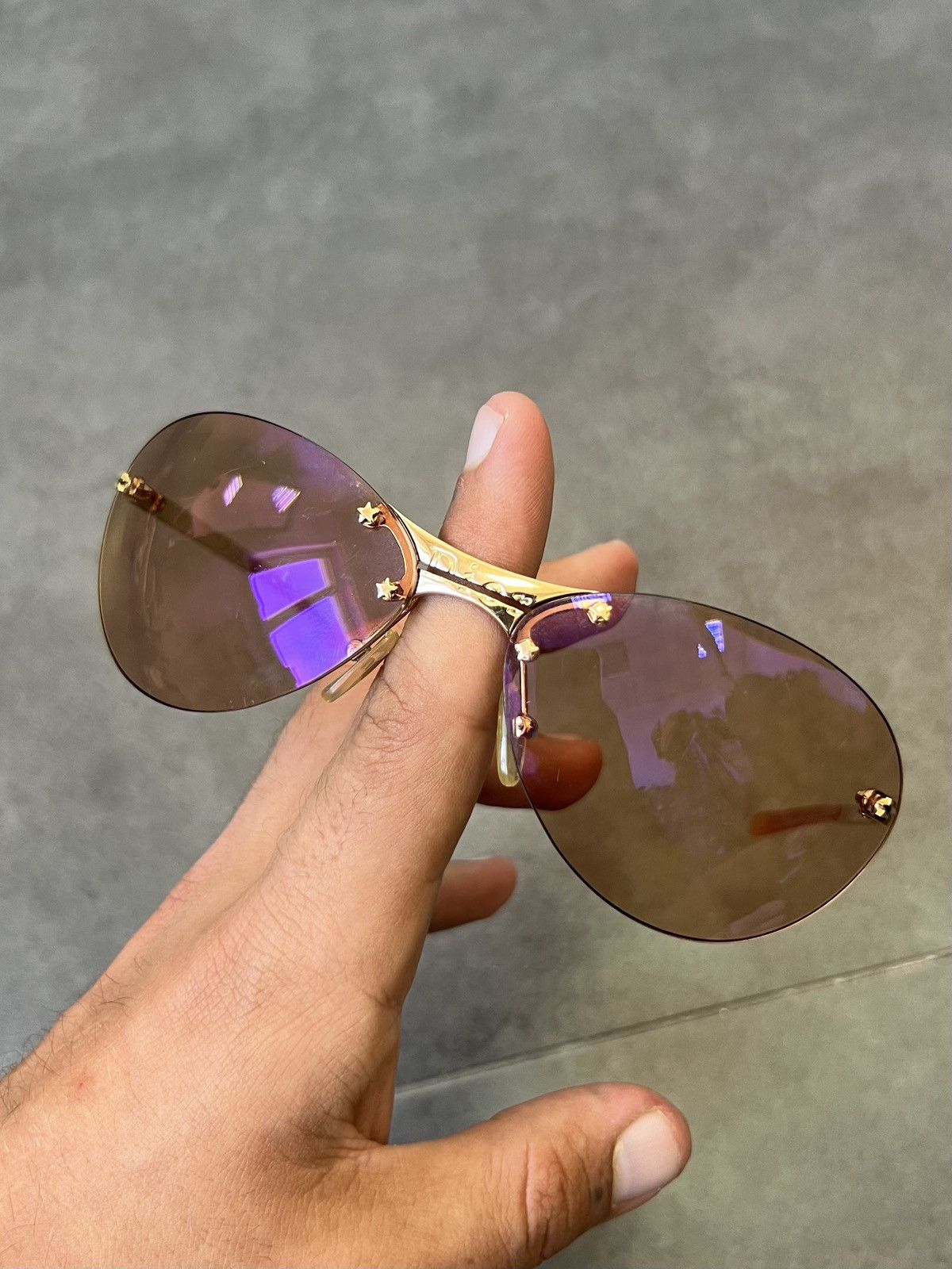 Dior Dior starlight iconic logo y2k coquette core sunglasses Size ONE SIZE - 2 Thumbnail
