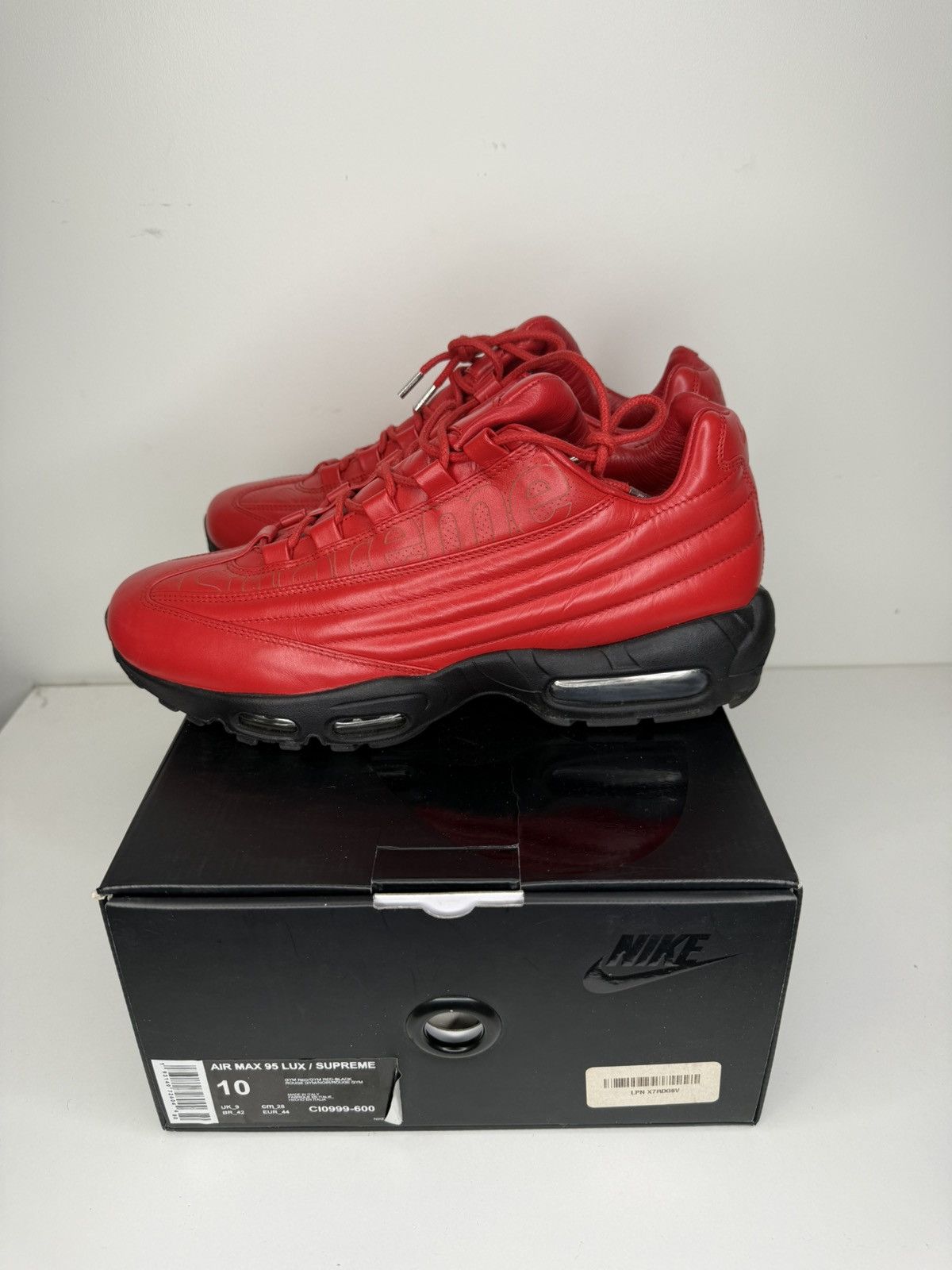 Nike × Supreme Supreme 95 Lux Size US 10 / EU 43 - 4 Thumbnail