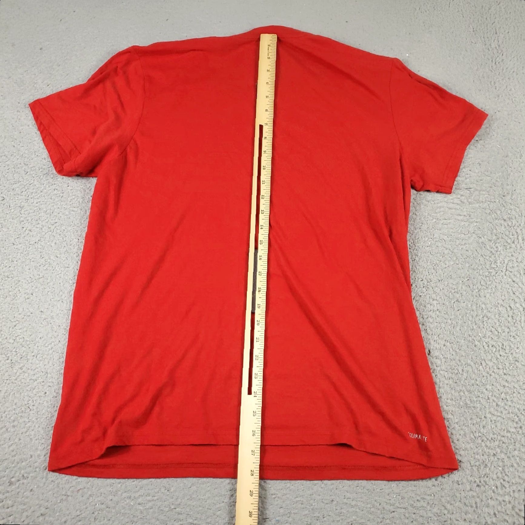 Adidas adidas T Shirt Mens Large Red Logo Casual Short Sleeve Adult Size US L / EU 52-54 / 3 - 3 Thumbnail