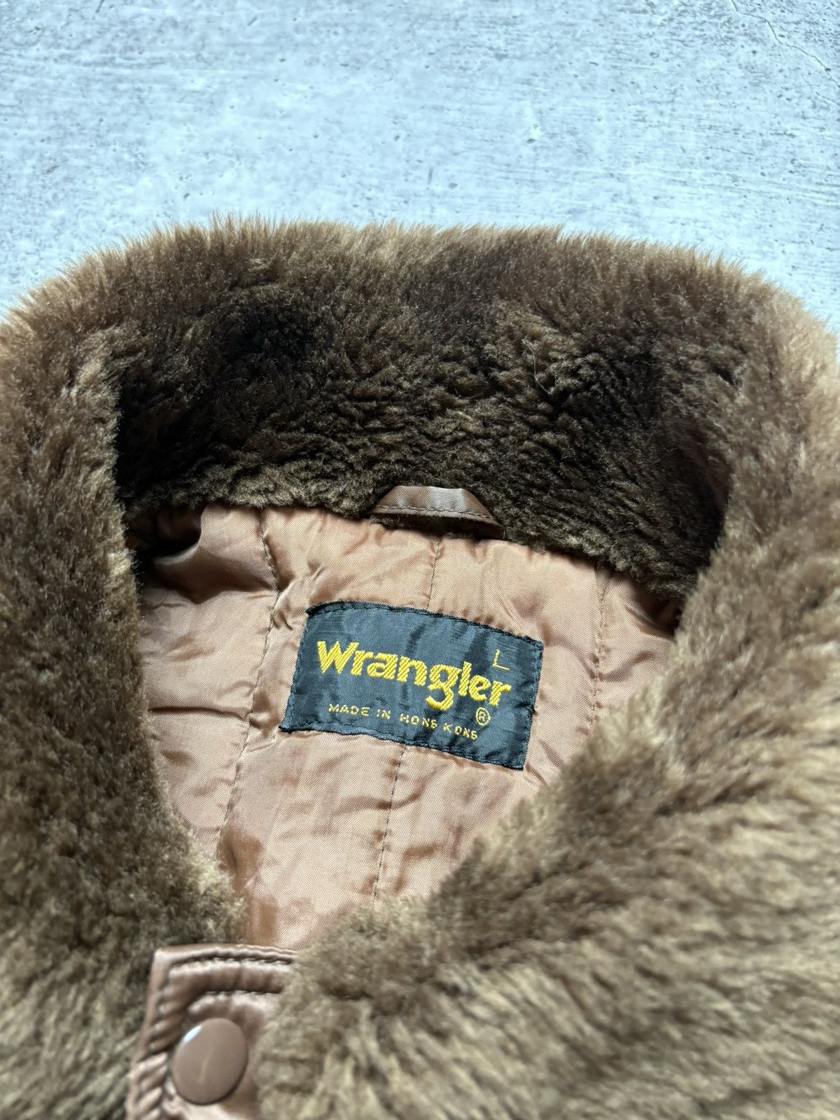 Wrangler Vintage Wrangler Aviator Jacket USA Size US L / EU 52-54 / 3 - 4 Thumbnail