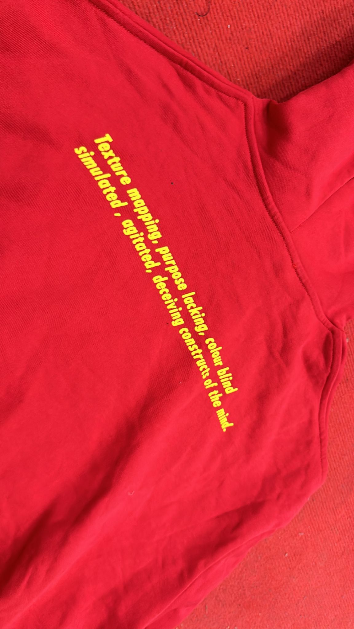 Raf Simons CC000021 Ghost Host Hoodie in Red Size US M / EU 48-50 / 2 - 6 Thumbnail