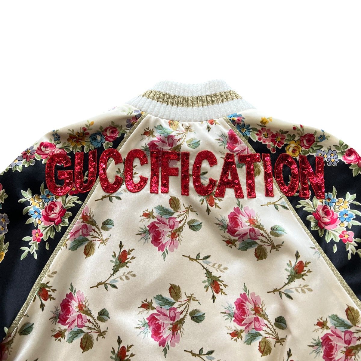Gucci GUCCI 2017 Alessandro Michele GUCCIFICATION Silk Bomber Size XS / US 0-2 / IT 36-38 - 12 Thumbnail