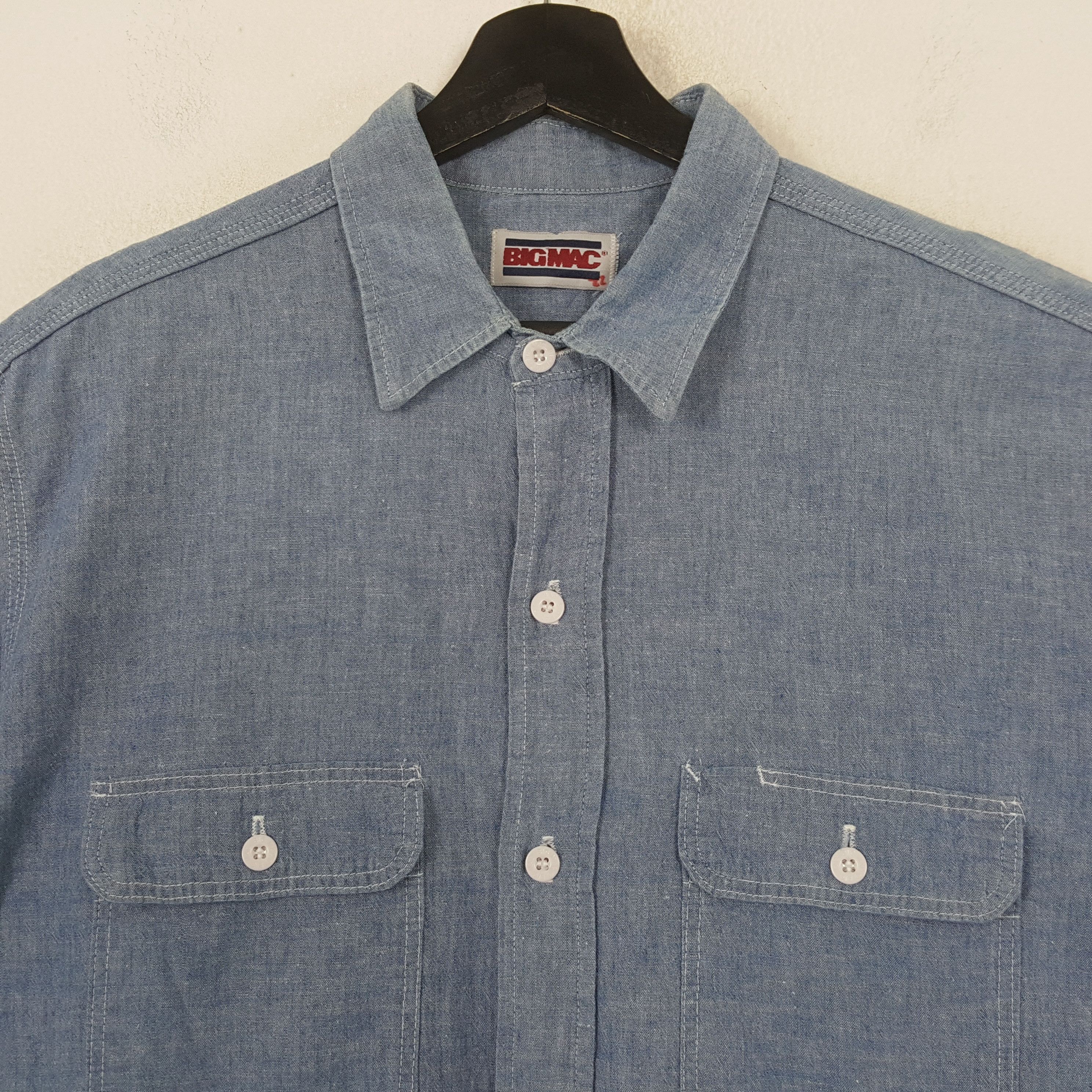 Big Mac Big Mac Double Pocket Design Shirt RR11 Size US XXL / EU 58 / 5 - 2 Thumbnail