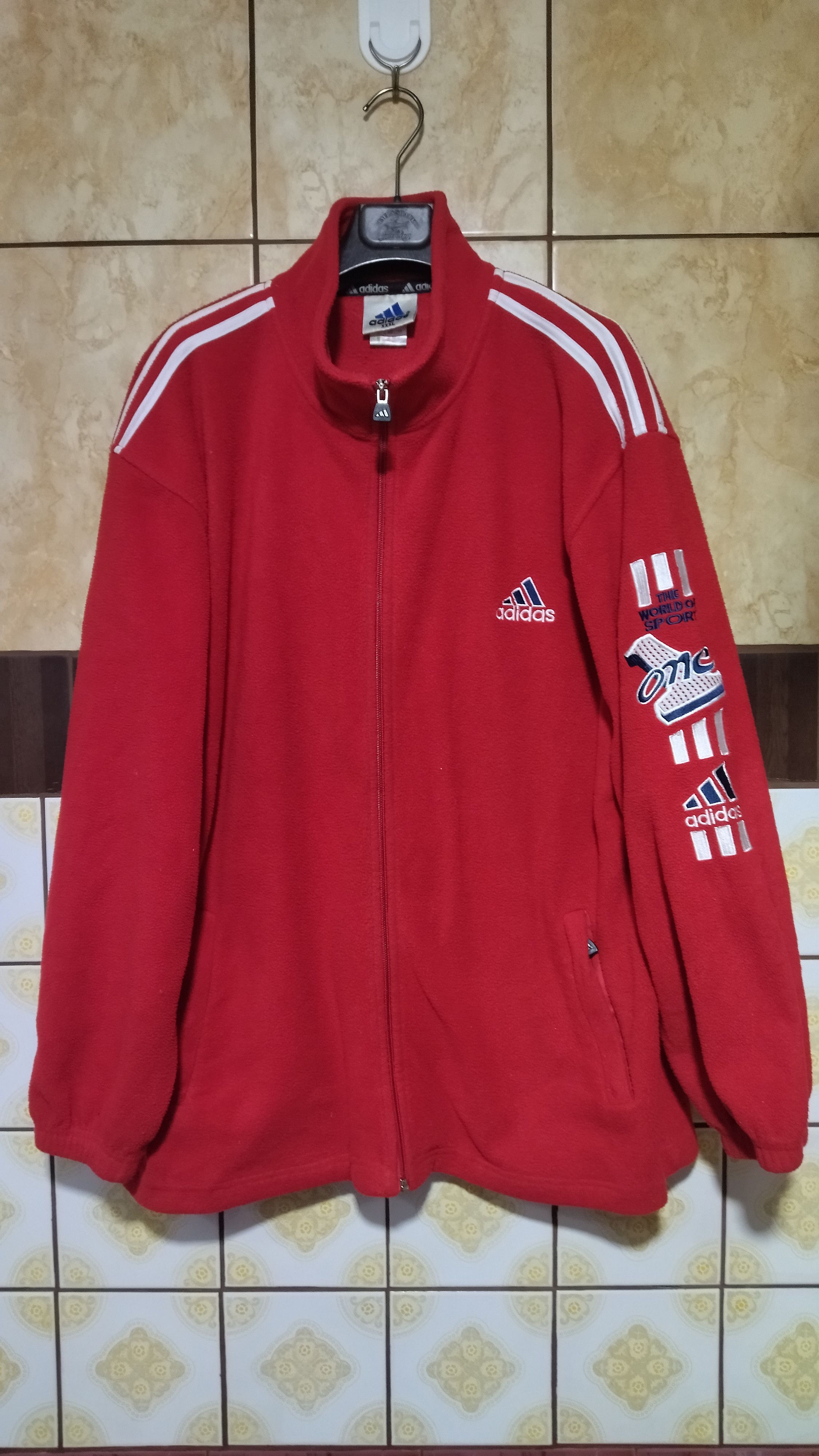 Adidas Vintage Adidas Fleece jacket Size US XXL / EU 58 / 5 - 1 Thumbnail