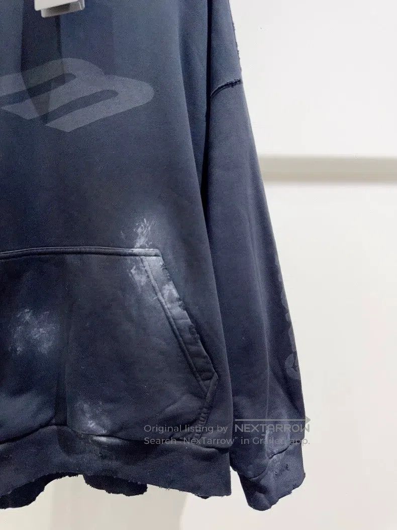 Balenciaga Balenciaga 3B Splatter Hooded Sweatshirt Size US L / EU 52-54 / 3 - 2 Thumbnail