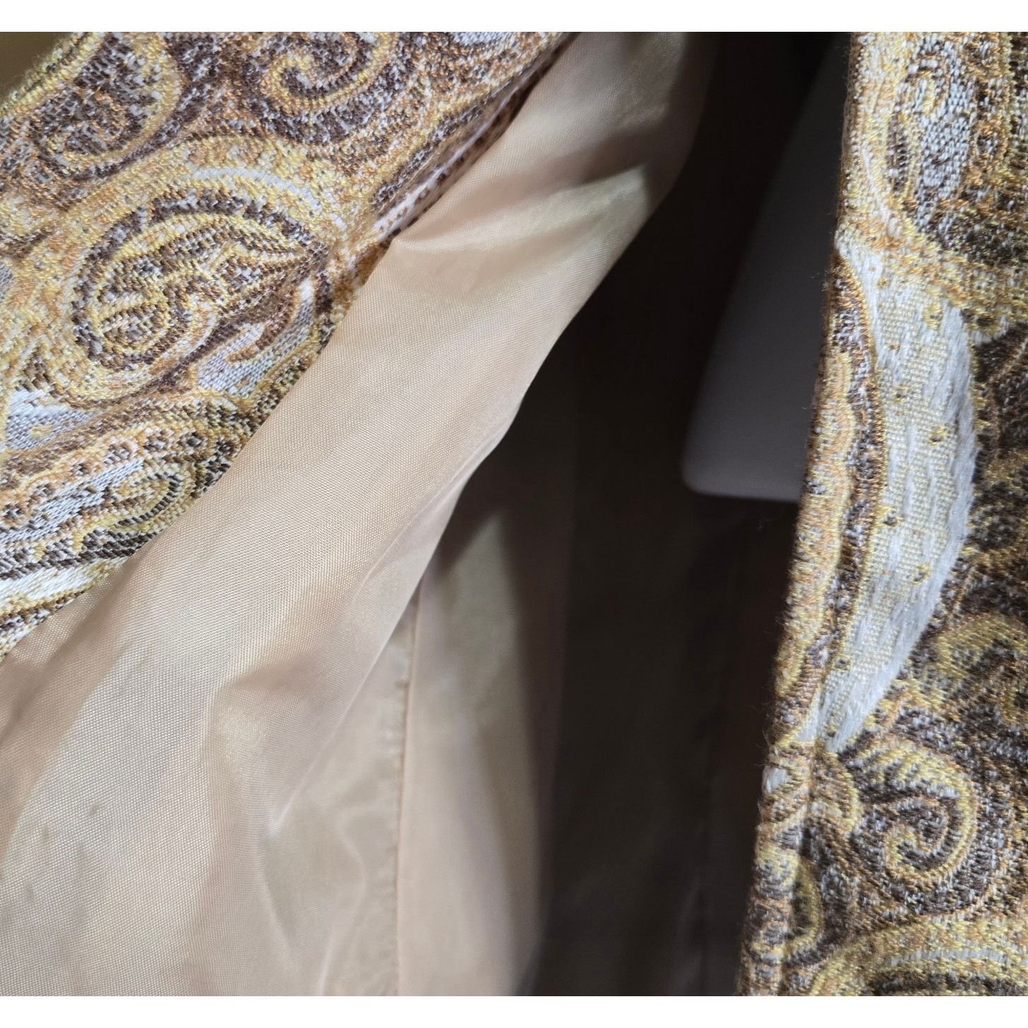 Other Coldwater Creek Gold Paisley Single Button Blazer 1X Plus Size XXL / US 16-18 / IT 52-54 - 4 Thumbnail