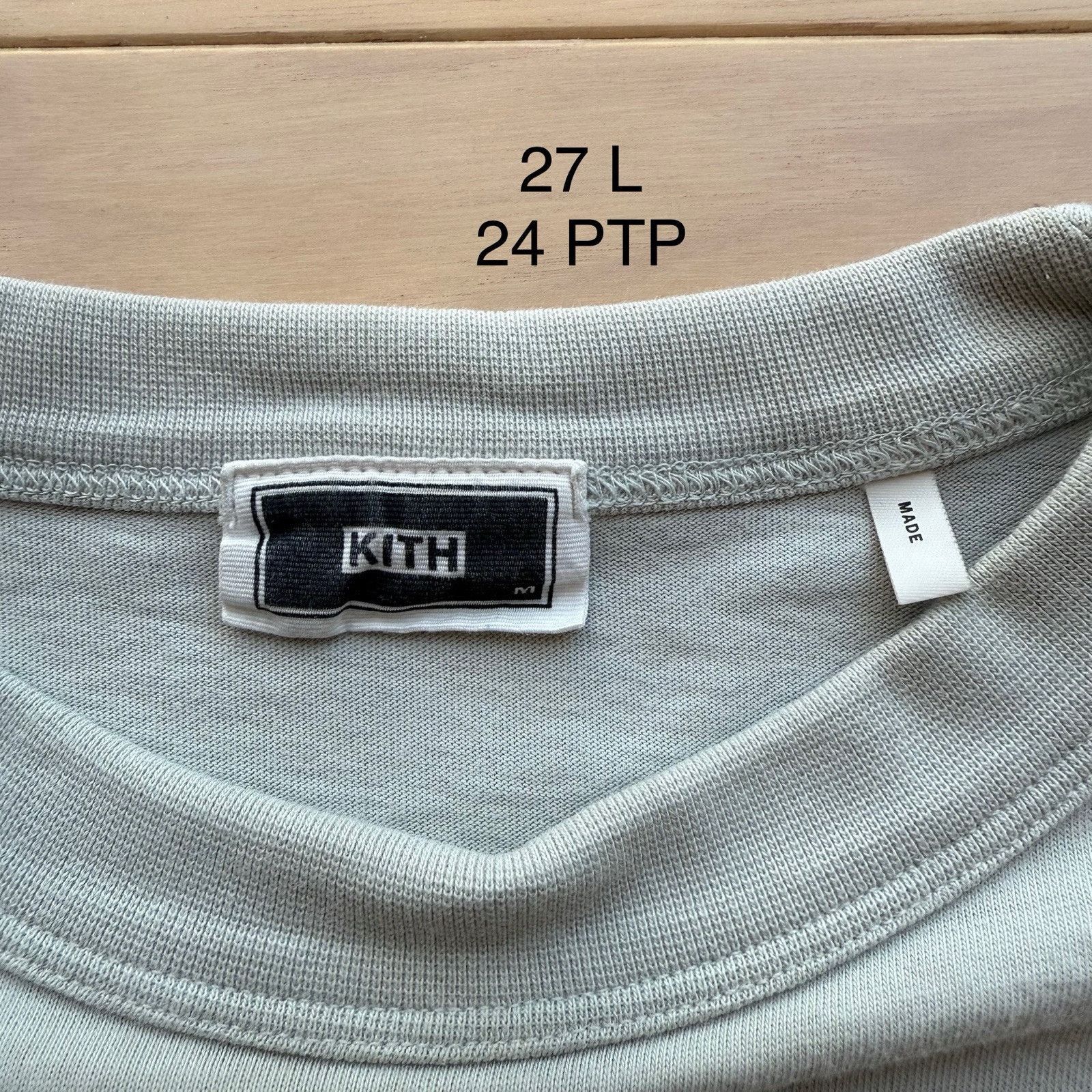 Kith Kith Shirt Medium Light Gray Long Sleeve Cotton New York Size US M / EU 48-50 / 2 - 8 Thumbnail