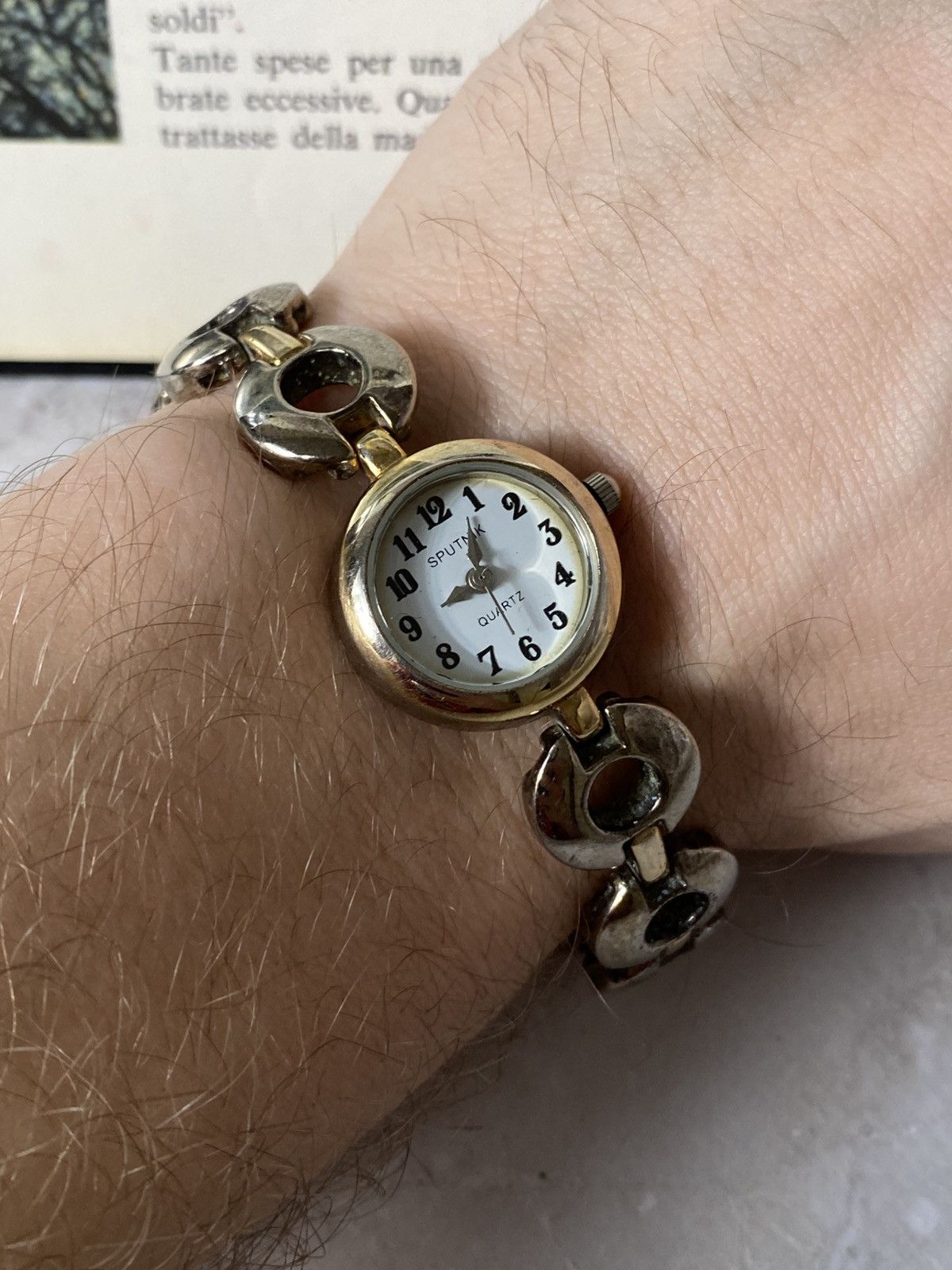 Jewelry VINTAGE SPUTNIK CITIZEN WATCH QUARTZ Rare Bracelet Size ONE SIZE - 7 Thumbnail