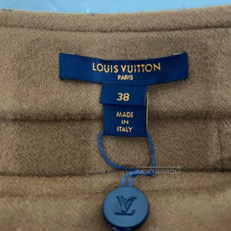 Louis Vuitton Louis Vuitton Full logo woolen skirt Size 37" - 4 Thumbnail