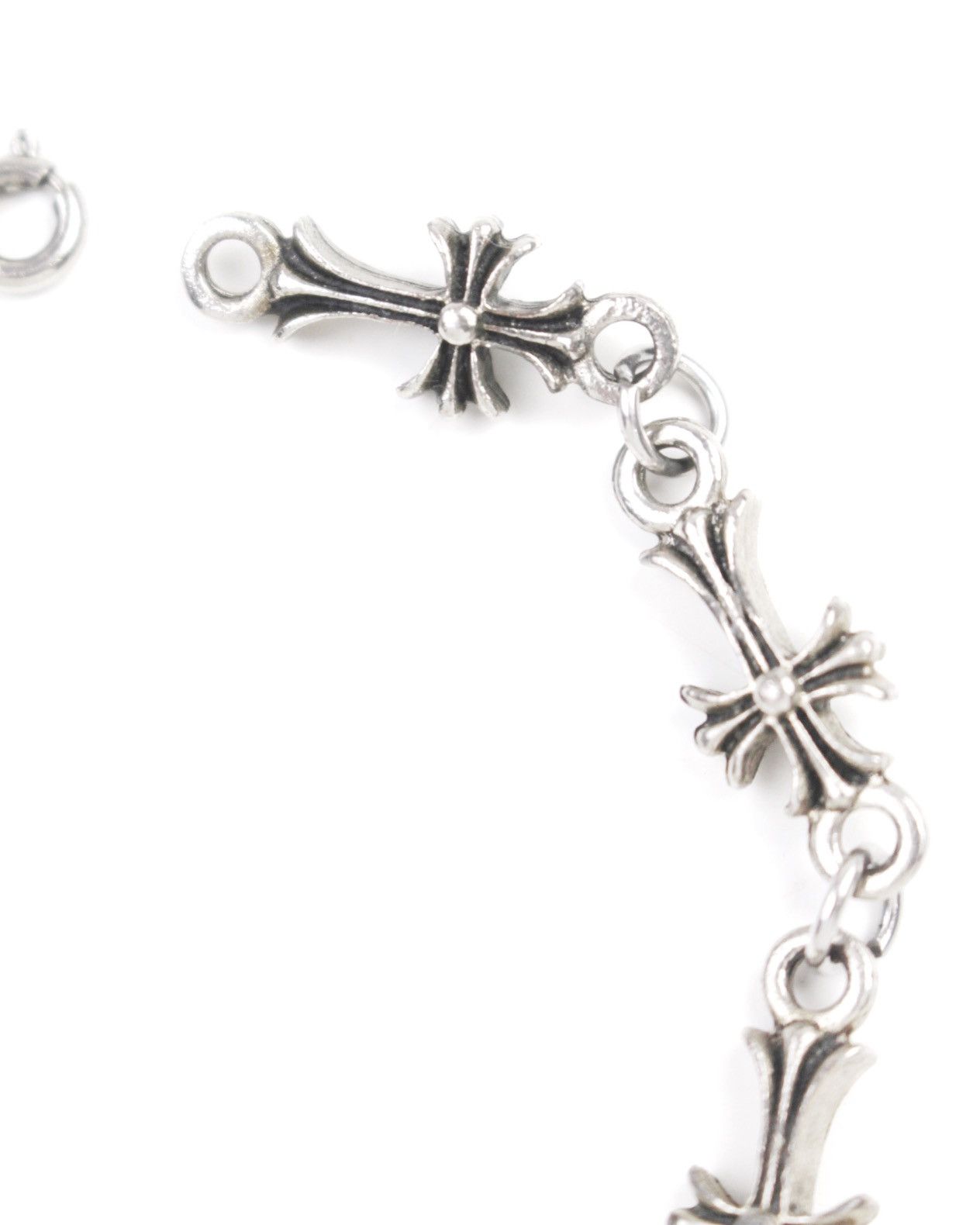 Japanese Brand 2000S JAPANESE MADE GOTHIC CROSS LINK BRACELET Size ONE SIZE - 5 Thumbnail
