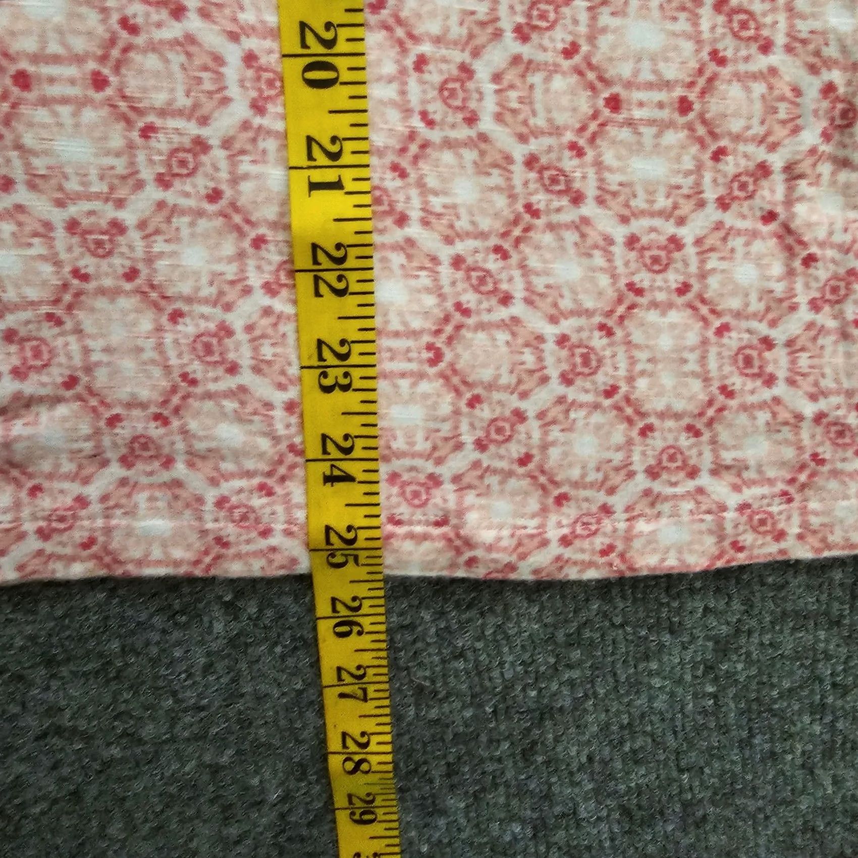 Vintage Chicos Easywear Top Women L Pink 3/4 Sleeve V-Neck Casual Shirt Geometric Knit Stretch Blouse Shirt Ladies Regular Vintage: No Size L / US 10 / IT 46 - 6 Thumbnail