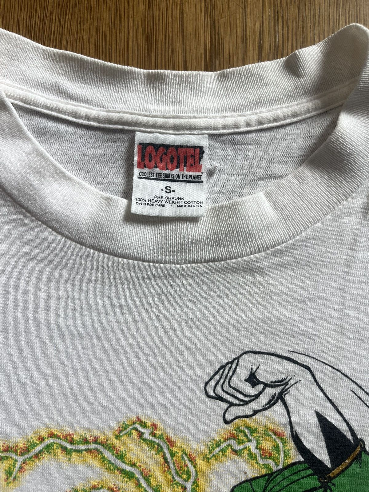 Vintage Vintage Green Ranger TOMMY Power Ranger 1994’s Saban Tshirt Size US S / EU 44-46 / 1 - 4 Thumbnail