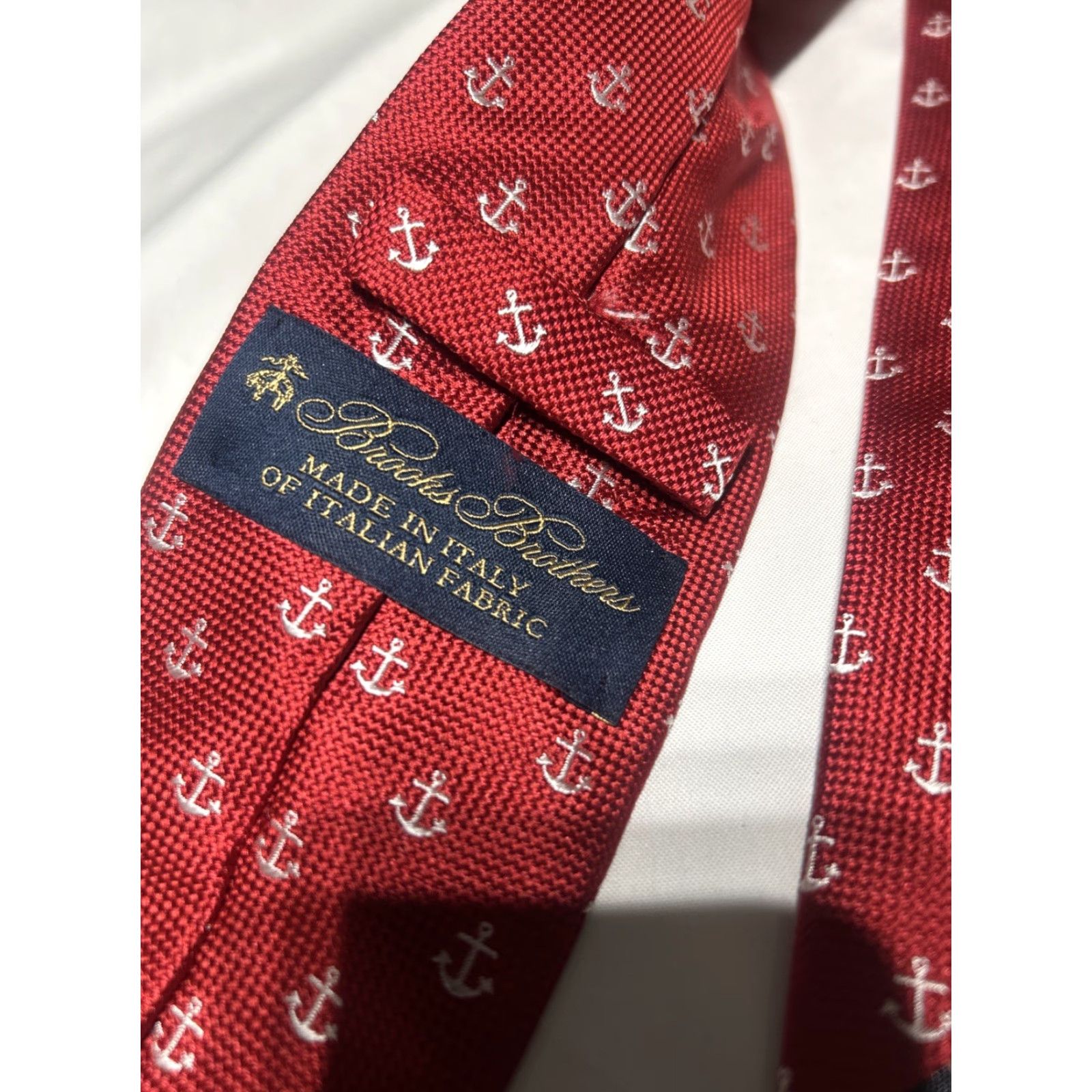 Brooks Brothers Brooks Brothers Maker Red Italian Silk Tie Size ONE SIZE - 2 Thumbnail